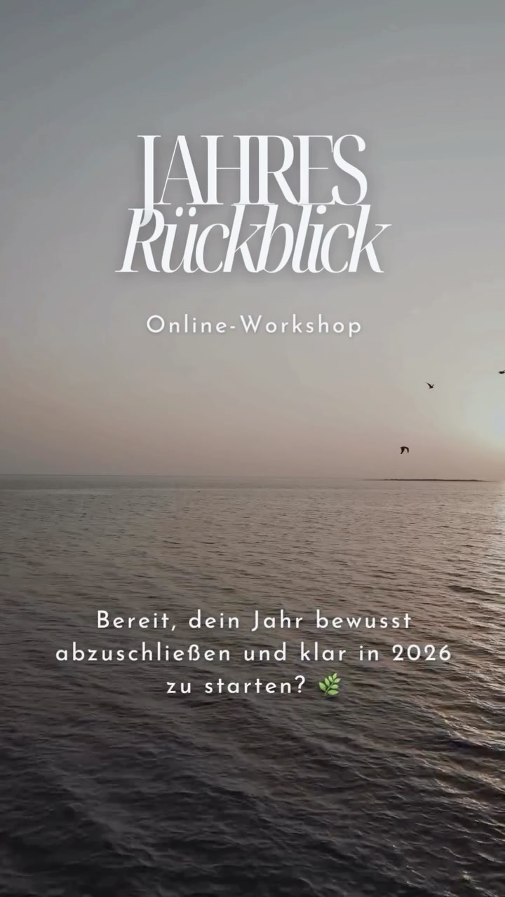 Hast du 2025 bewusst gelebt? 🤔✨
Mach deinen Jahresrückblick & starte 2026 klar, fokussiert & voller Leichtigkeit! ✨
#jahresrückblick #jahresabschluss #vision #fokus #persönlichkeitsentwicklung