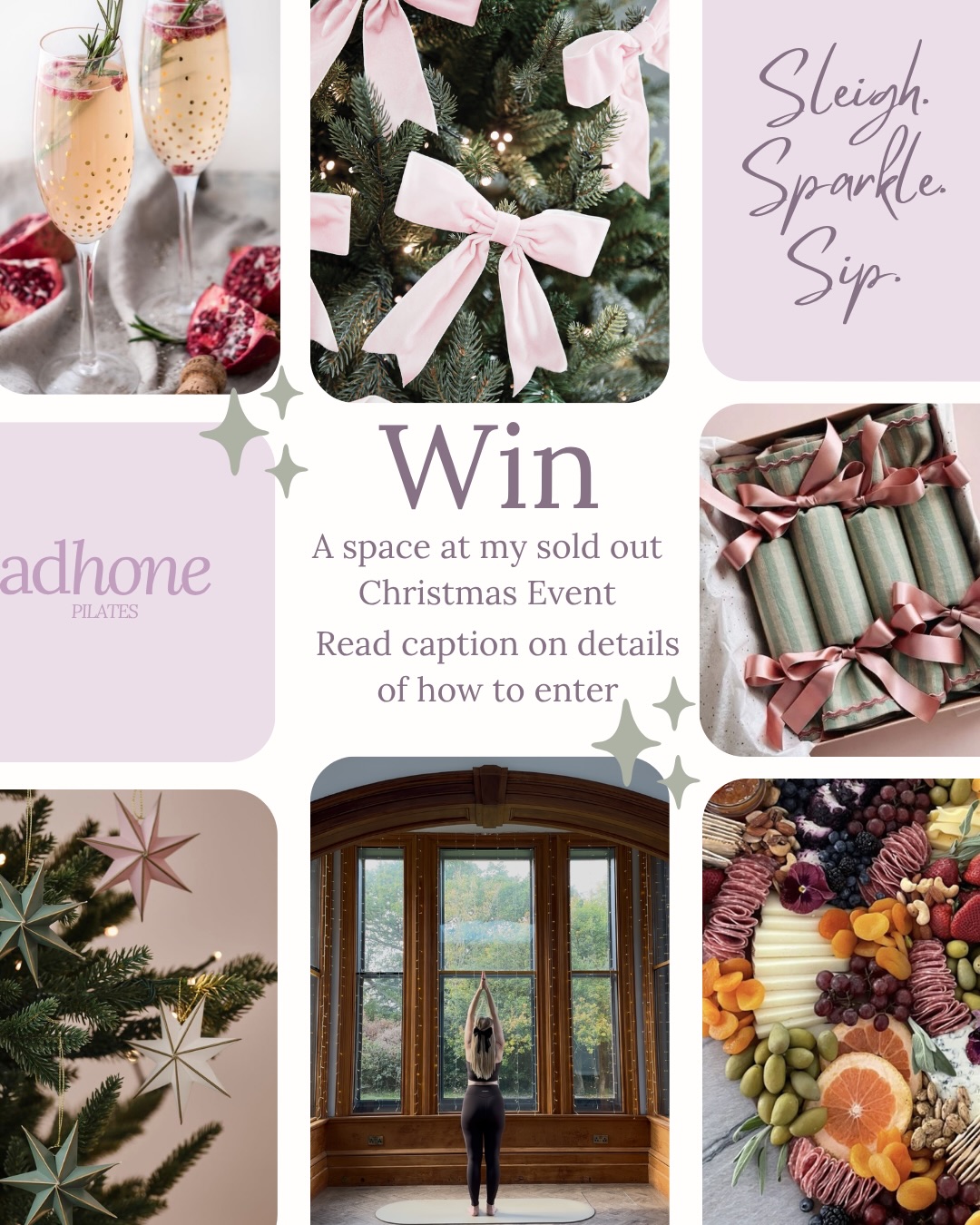 ✨ WIN A SPACE AT OUR SOLD OUT CHRISTMAS EVENT ✨
Sleigh. Sparkle. Sip.
Missed out on a ticket? I’m giving one magical space away for our candlelit Christmas Pilates evening 🎄🤍
To enter:
🎀 Follow @adhonepilates & @the_abbie_edit
🎀 Like this post
🎀 Repost this post using the repost feature
🎀 Tag a friend (each tag = 1 entry)
🎀 Share to your stories for a bonus entry
Entries close midnight Thursday 27th November
Winner announced Friday 28th November ✨
Good luck angels 🤞🏼✨
