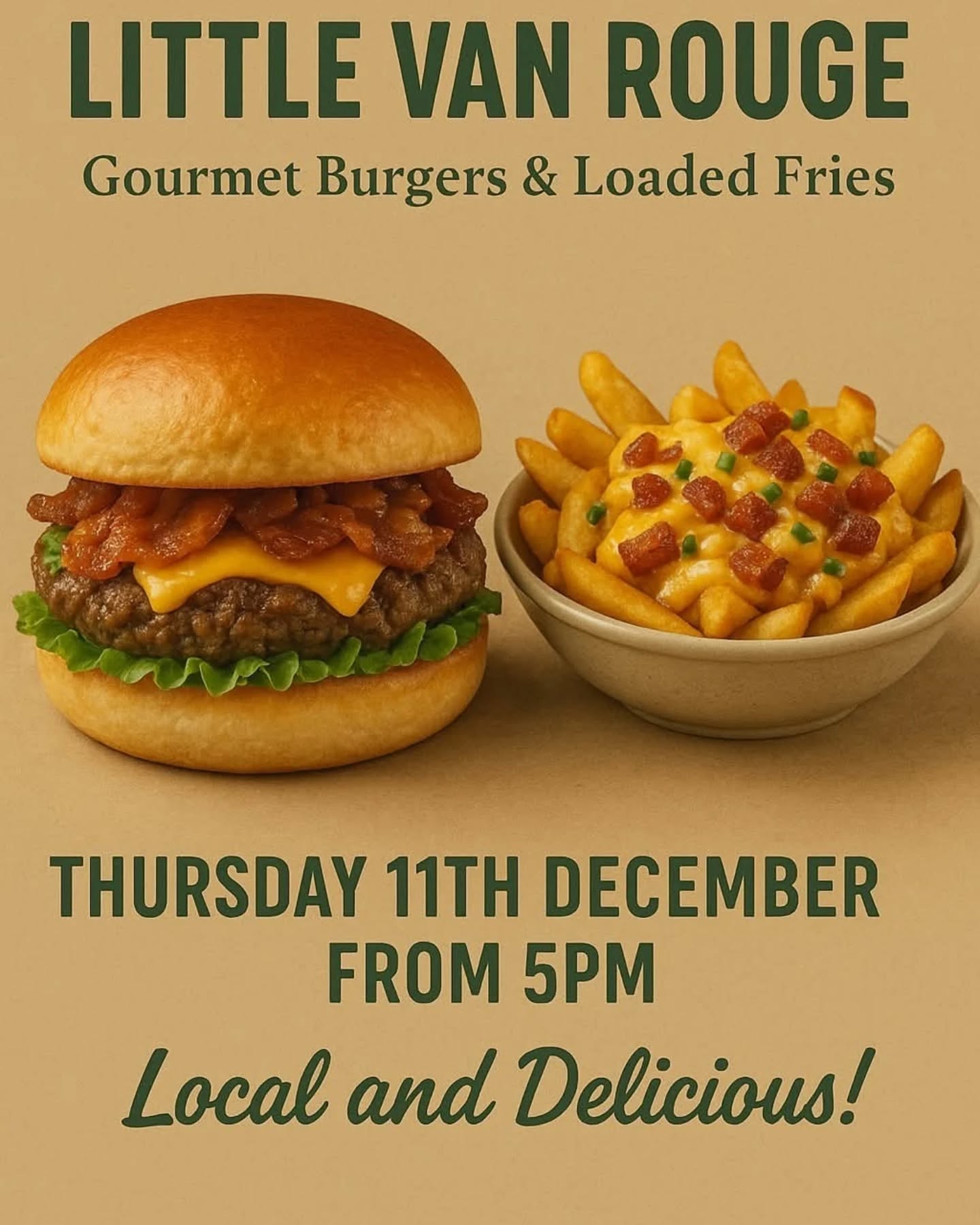 Don't forget !! This Thursday we have the amazing Danny Jukebox back to keep you entertained as well as Little Van Rouge serving their delicious burgers and dirty fries