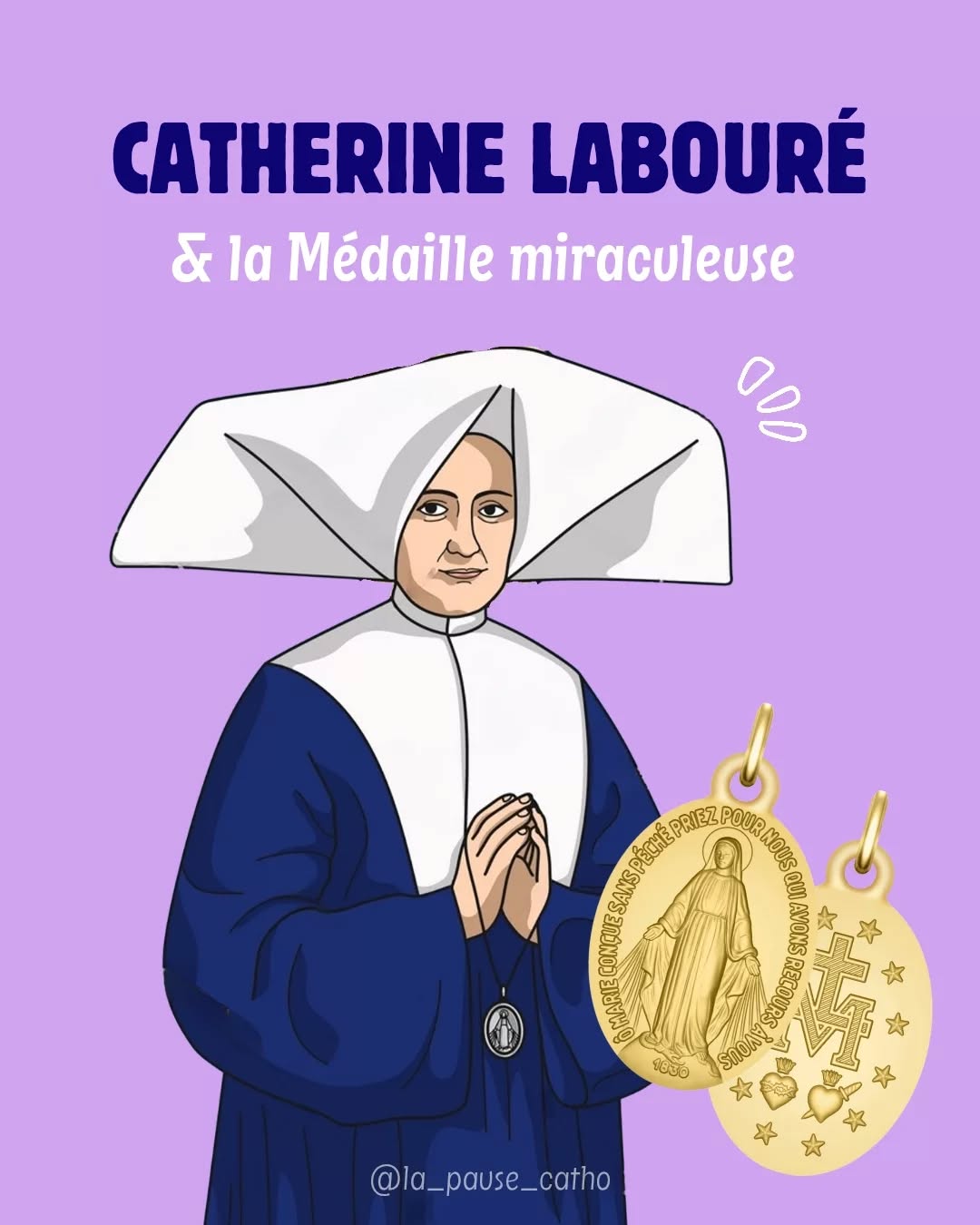En ce lendemain de fête de Notre-Dame de la Médaille miraculeuse, l'Église célèbre Sainte Catherine Labouré.
À cette occasion, retour sur la vie simple et cachée de cette sainte et jeune religieuse à qui la Vierge Marie est apparue en 1830, à Paris.
Une femme humble, silencieuse, mais choisie pour transmettre au monde un message d’amour, de protection et d’espérance à travers la Médaille miraculeuse.
Un témoignage puissant : Dieu se révèle souvent dans le secret… mais ses fruits touchent des millions de vies.
______________________________
#medaillemiraculeuse #saintecatherinelabouré #viergemarie
