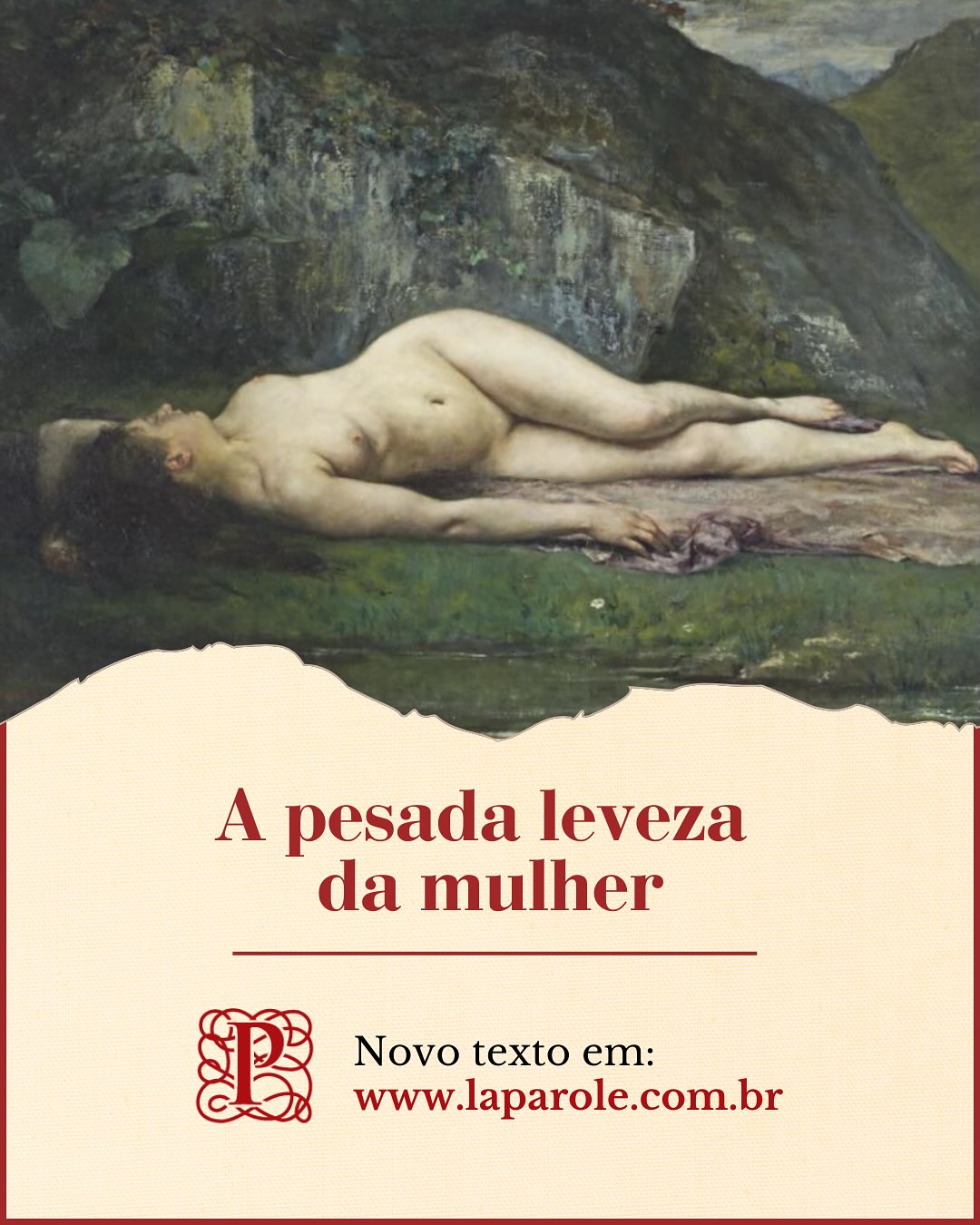 Venha conferir o novo texto do nosso blog, sobre arte, feminino liberdade e sentimento