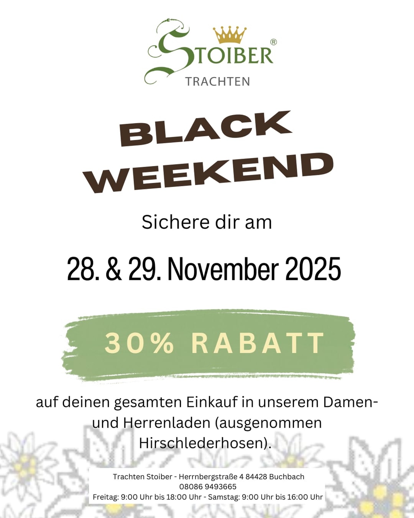 Wenn nicht jetzt neue Tracht kaufen, wann dann?
Komm vorbei und finde dein neues Lieblingsteil. ♥️