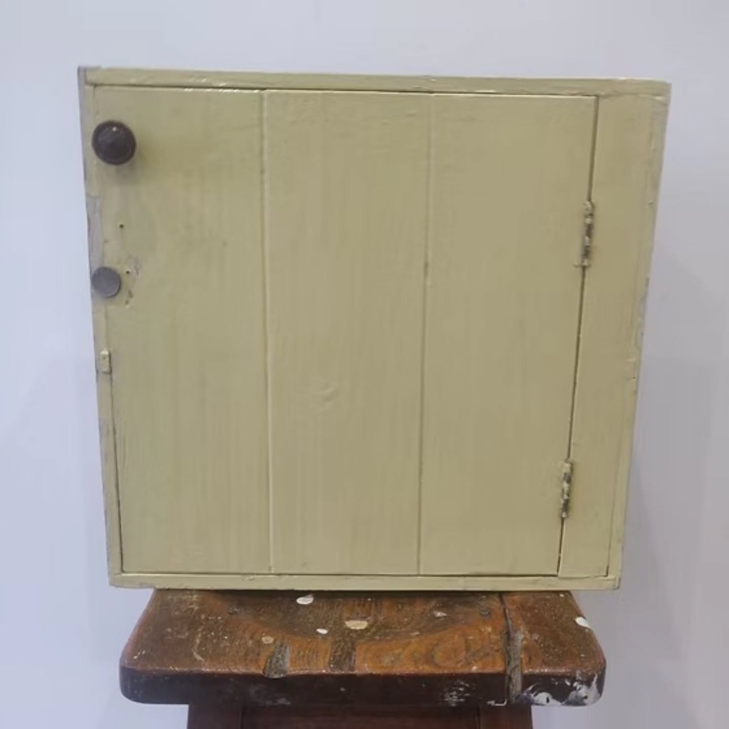https://www.objetdart-stuff.co.uk/product-page/vintage-small-oak-painted-yellow-shabby-chic-cabinet-fabulous-in-a-bathroom #homedecor