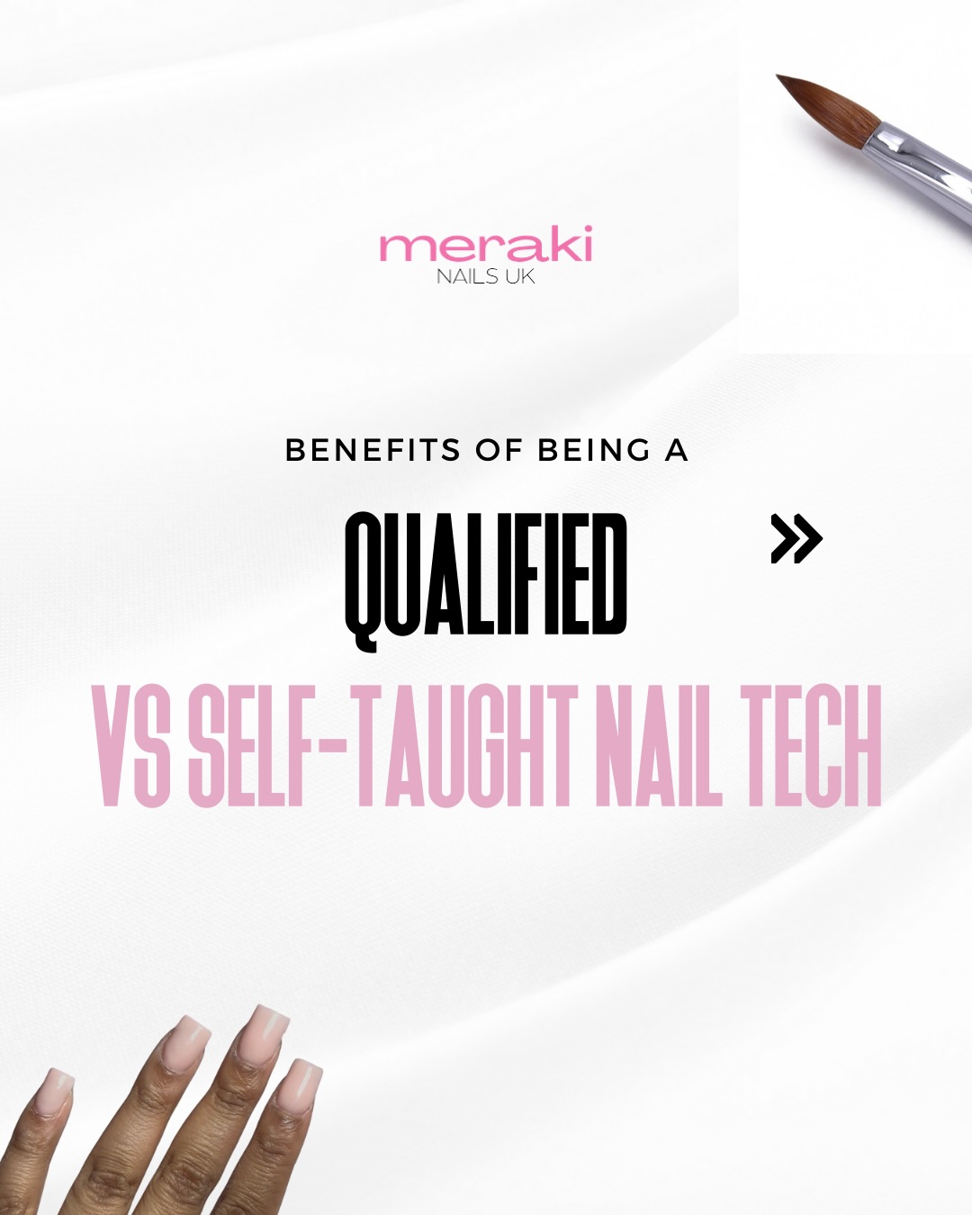 Benefits of being a qualified nail tech vs a self-taught nail tech 📝
✨ 𝐖𝐡𝐚𝐭 𝐘𝐨𝐮 𝐆𝐞𝐭 𝐚𝐭 𝐌𝐞𝐫𝐚𝐤𝐢 𝐍𝐚𝐢𝐥𝐬 𝐔𝐊 ✨
💗 𝐀𝐜𝐜𝐫𝐞𝐝𝐢𝐭𝐞𝐝 𝐎𝐧𝐥𝐢𝐧𝐞 𝐀𝐜𝐫𝐲𝐥𝐢𝐜 𝐍𝐚𝐢𝐥𝐬 𝐂𝐨𝐮𝐫𝐬𝐞
Learn acrylics from home, qualify and start your nail business with ease. 100% online & self-paced with pre-recorded videos & accredited certificate included
💗 𝐀𝐜𝐫𝐲𝐥𝐢𝐜 𝐬𝐭𝐚𝐫𝐭𝐞𝐫 𝐧𝐚𝐢𝐥 𝐤𝐢𝐭
Created by a nail tech for nail techs. Save time and the cost of buying individually with this essential acrylic nail kit, that combines quality and affordability!
💗 𝐍𝐚𝐢𝐥 𝐬𝐮𝐩𝐩𝐥𝐢𝐞𝐬
Restock anytime with monomers, acrylic powders & mini kits available
💗 𝐅𝐑𝐄𝐄 𝐠𝐮𝐢𝐝𝐞𝐬
Sign up to the mailing list and get a free guide on the product and equipment essentials you need, how to start your nail business & more
𝐀𝐥𝐥 𝐚𝐯𝐚𝐢𝐥𝐚𝐛𝐥𝐞 𝐯𝐢𝐚 𝐭𝐡𝐞 𝐥𝐢𝐧𝐤 𝐢𝐧 𝐭𝐡𝐞 𝐛𝐢𝐨
💌 Have a question? Send a message via DM, WhatsApp or email