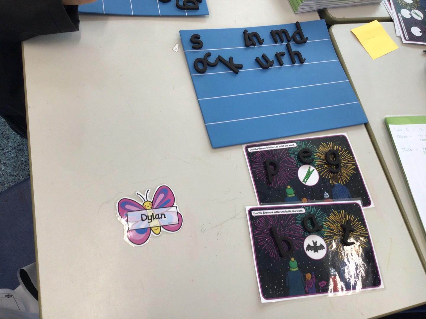 Our EYFS children had a blast practising their CVC words linked to fireworks! 🎆 They used physical letters to form words, read them to their teacher, and then wrote them down. What a fun way to learn! #EarlyYears #CVCWords #FireworksFun #LearningThroughPlay #ProspectiveFamilies