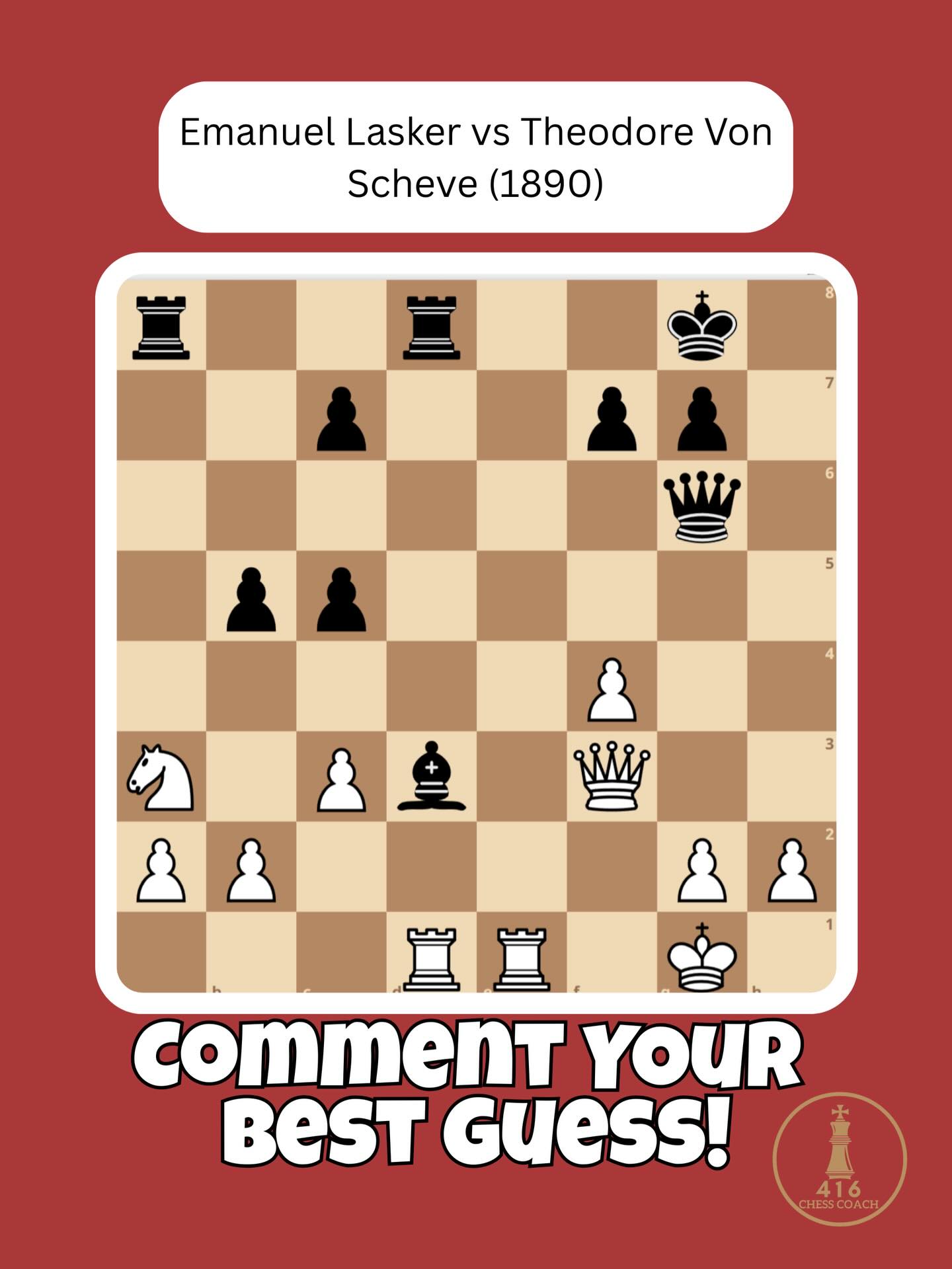 This week’s Chess Puzzle curated by Mr.A!
Comment your best guess 🧠