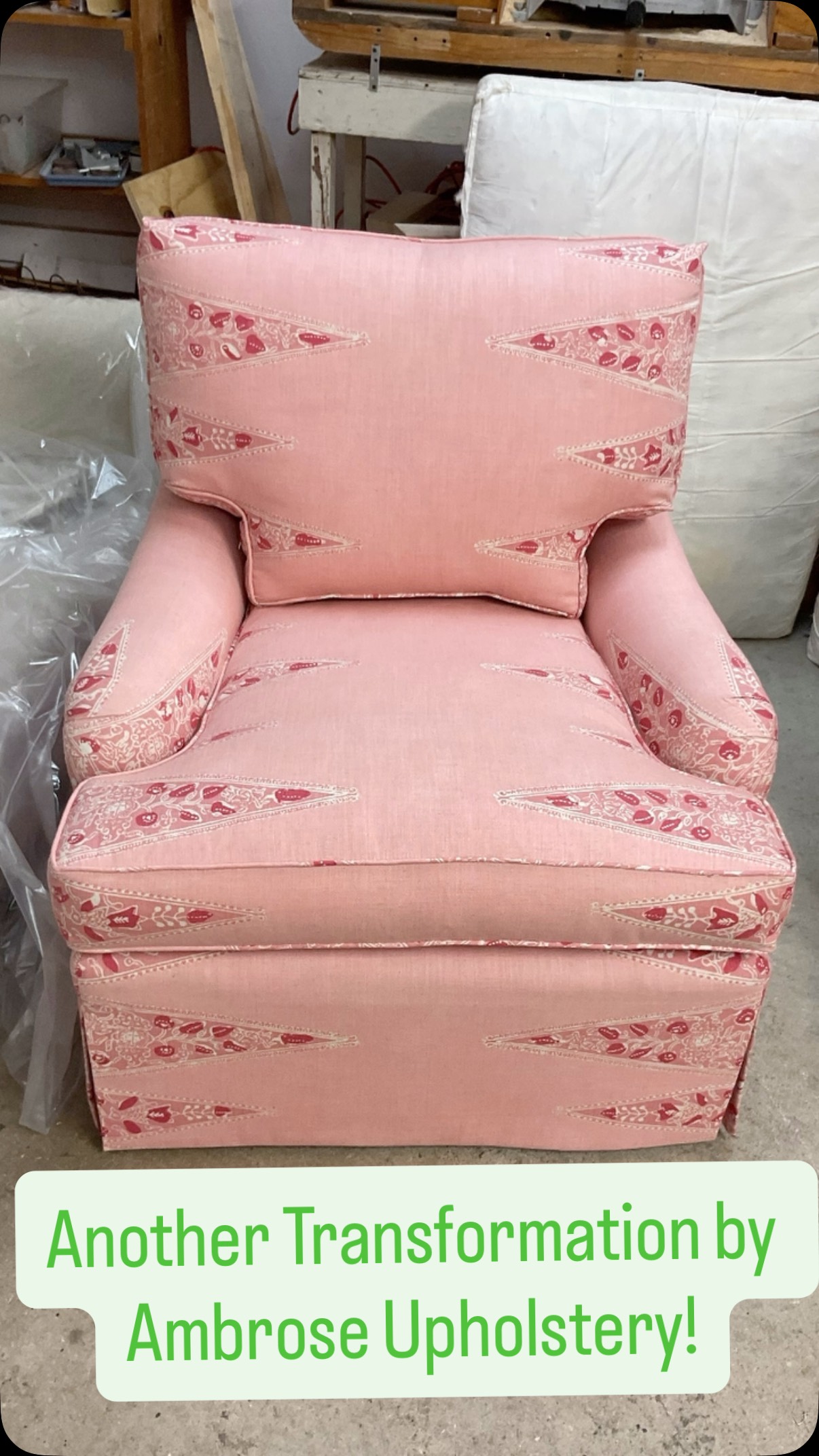 Never underestimate the power of fabric! 🧵
Sometimes, all a good piece needs is a beautiful new wardrobe. See how this fabric brought new life and style to this beloved chair. ✨
Tag someone who needs to see this glow-up!
#design #austintx #FurnitureUpholstery #Ambroseupholstery #ambroseupholstery #FabricLove #reelmagic