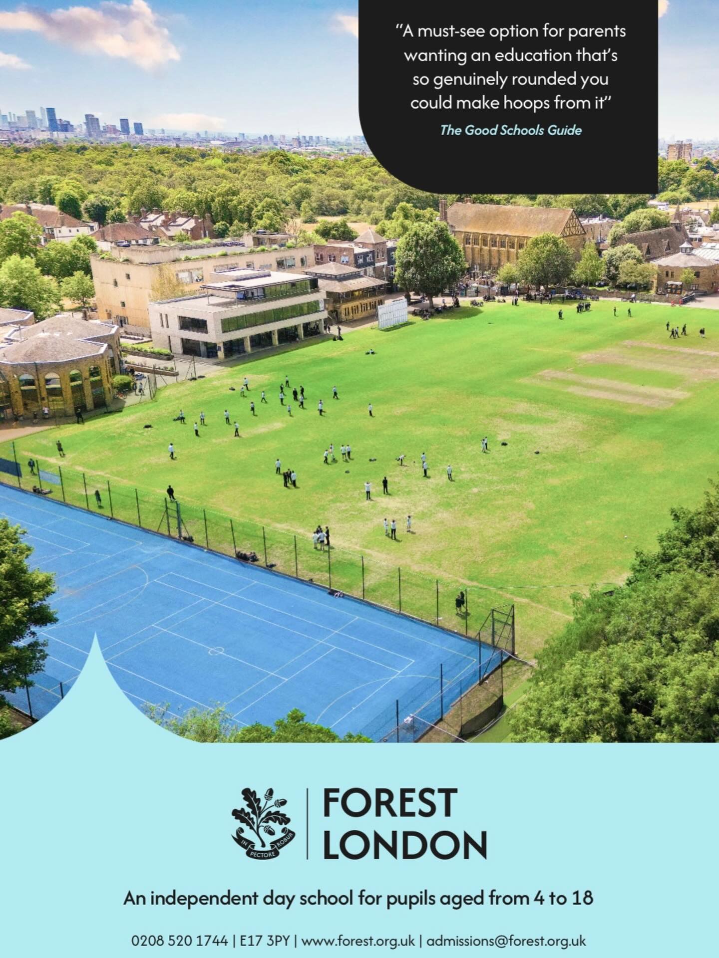 Shoutout to @forestschoole17 for their advertisement in our programme! Be sure to give them a follow and check out everything they have to offer!