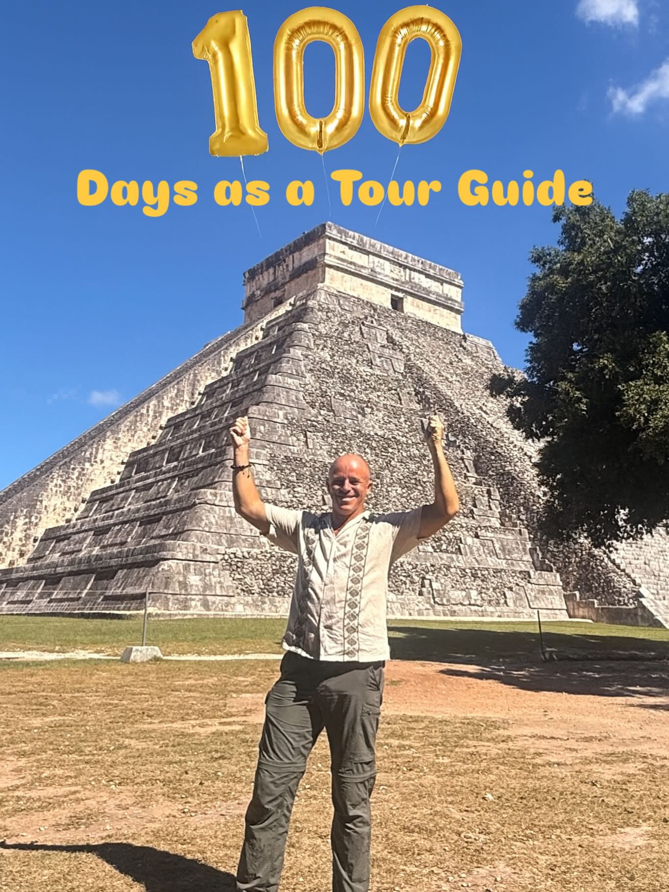 This weekend Señor Travel Bug (www.senortravelbug.com) reached a milestone. 100 days as a tour guide since starting in May 2024. With 75 reviews on TripAdvisor all of which are 5*, 62 of the 100 days visiting the Modern Wonder of the World that is Chichen Itza, and guests of 31 nationalities and 23 US states and 42 days out in a custom-painted classic VW Beetle. A good start and a Christmas holidays starting to fill up nicely. #anniversary #milestone #tourism #cancun #startup #newbusiness #mexico #cancun #playadelcarmen #puertomorelos #vw #vwbeetle