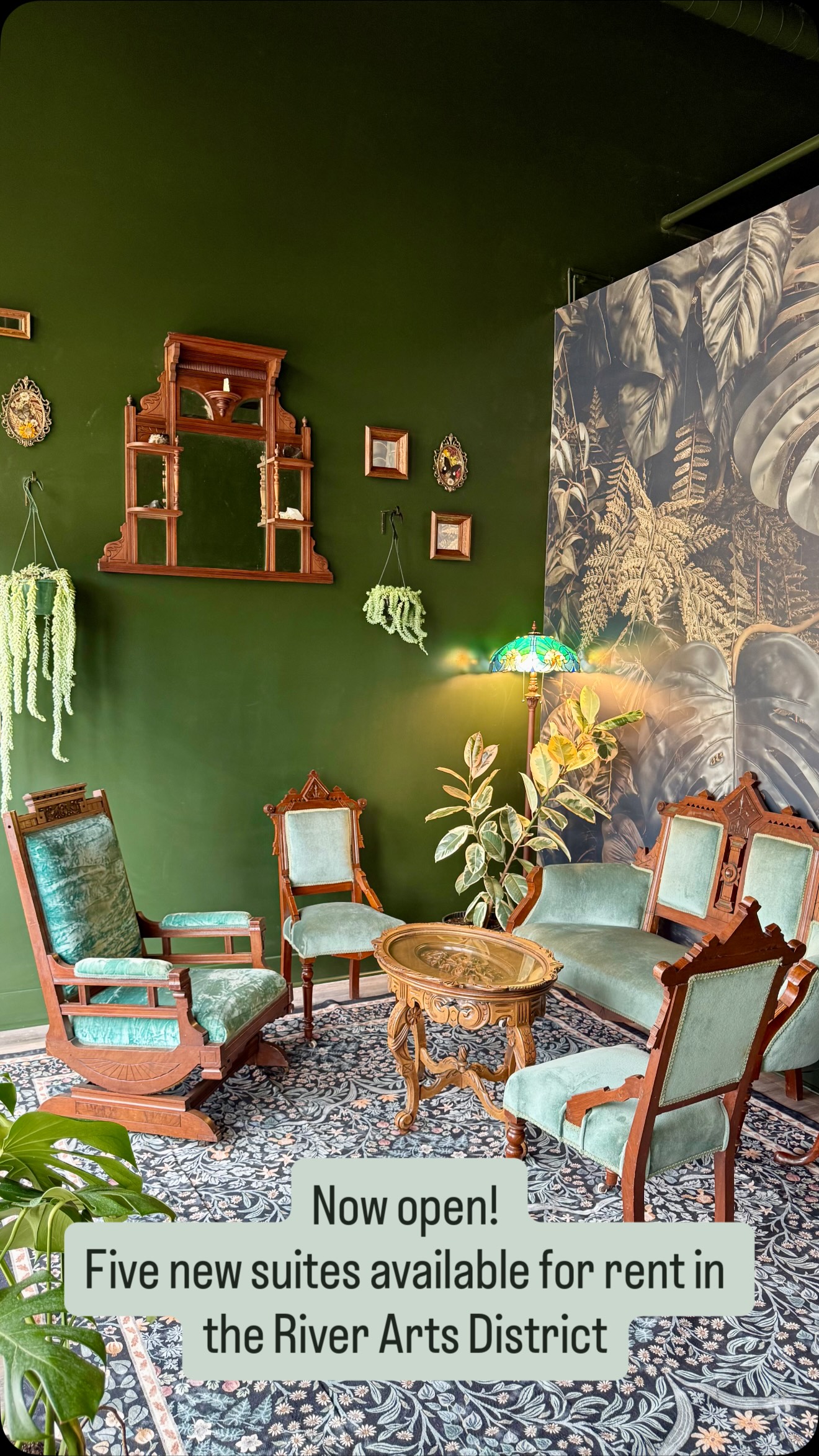 Now open! ✨
Five customizable suites for rent in the River Arts District!
Build and grow the business of your dreams in a supportive community.
•Locally owned and operated
•Soothing and luxurious vibe
•Free parking
•Code secure front door
•Comfortable seating and refreshment area
•Free washer and dryer
•Popular area with lots of foot traffic
•Close to downtown and west Asheville
Our suites are the perfect spot for:
•Massage therapists•Nail artists•Estheticians•Lash artists•Waxers•Cosmetic tattooers•Spray tanners•Tattoo artists•
It’s become so obvious that we were lacking a community collective of healing, bodywork, and cosmetic artists in the River Arts District. Our dream is to provide a supportive and local space to bring our community together to grown, thrive, and expand!
Contact Erin at Holistichairdesign@hotmail.com, DM, or come by the spot to check it out!
We can’t wait to help provide the perfect space to build your ideal business.
.
.
.
.
#asheville #avl #riverartsdistrict #local #balmsalon #localbusiness #suiterental #newbusinesses #828isgreat #reels #growyourbusiness