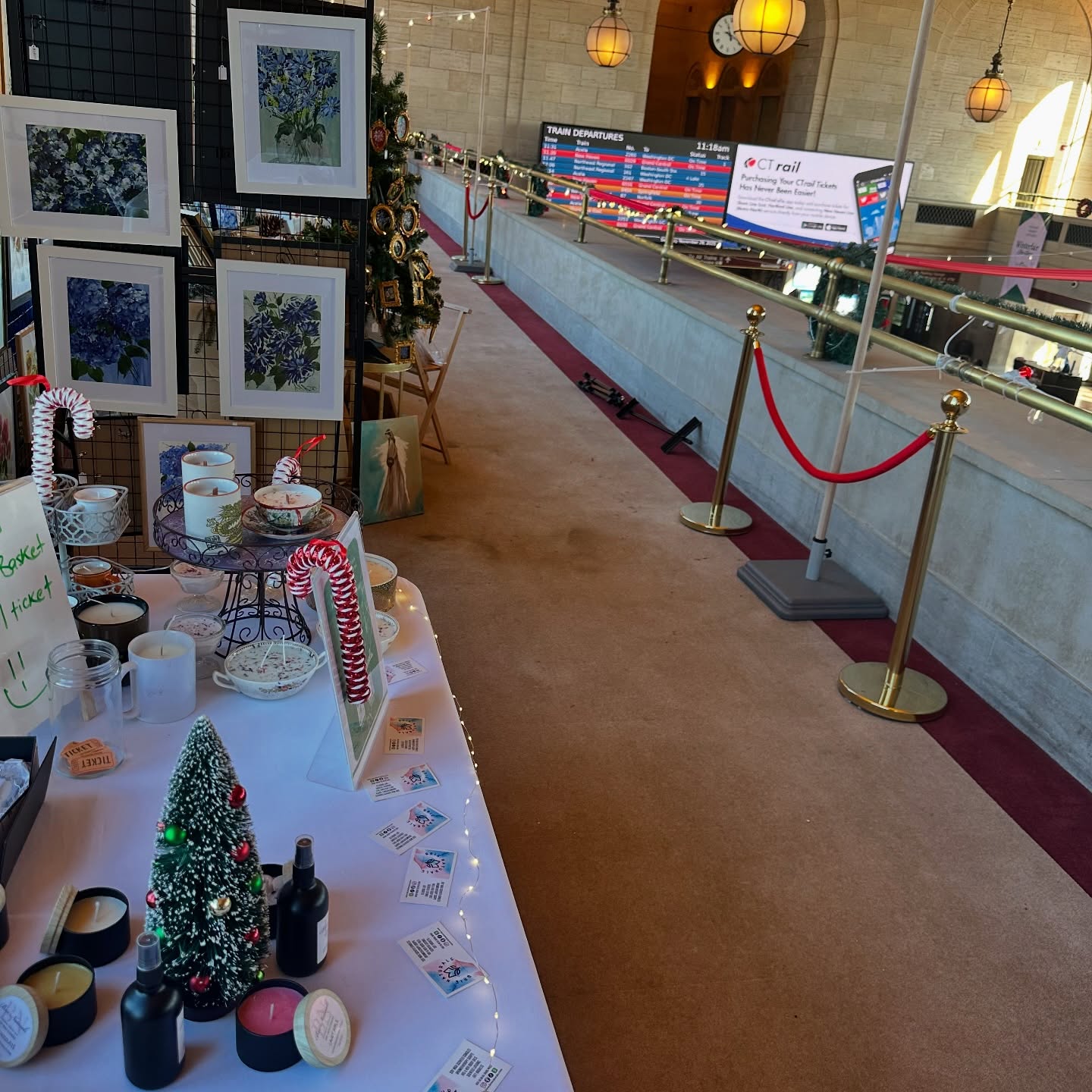 We Are At The @winterfairnewhaven Stop By And Support The Many Vendors Attending ❄️🎁