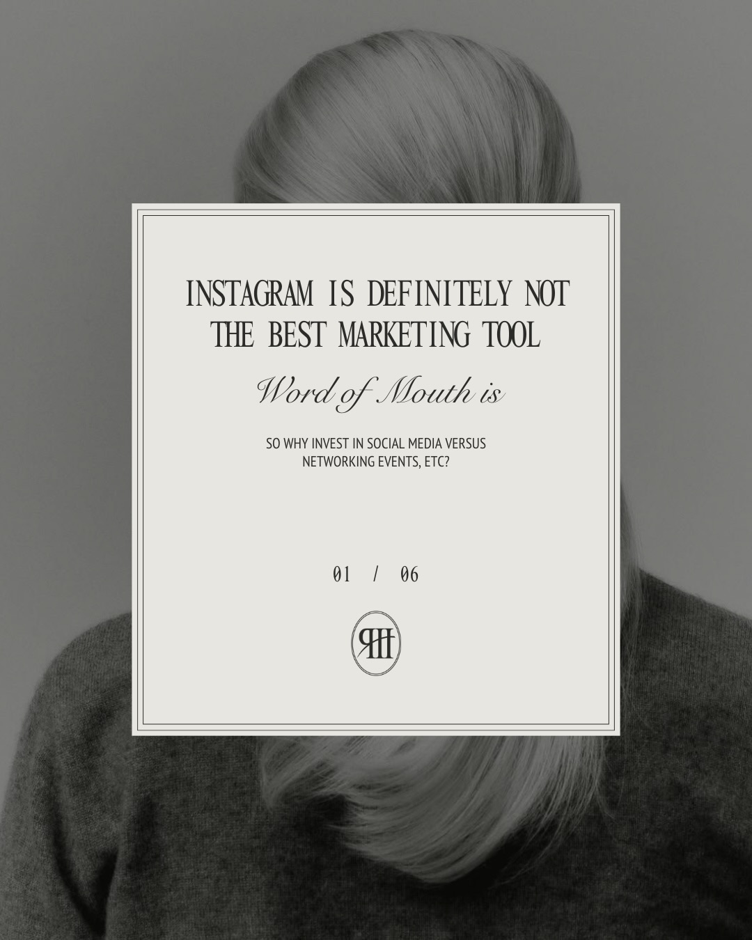 we’ll never lie to you and tell you that instagram is better than word of mouth marketing. it’s a very straightforward fact that the word of mouth ROI % is wayyyy higher than any other form of marketing out there.
but what if we told you that instagram IS word of mouth marketing?
social media content is part of our daily conversations with friends, coworkers and family. how may times per day do you reference something you saw on instagram in your conversations? i know for me it’s a lot!
our approach to social media marketing is creating a spark that ignites word of mouth marketing. we’ve personally received clients from blind referrals (ie. referrals made by people that have never worked with us, or messaged us, but have been following us on instagram).
we get people talking about our clients. that’s the whole point. it’s not just about making multi million dollar sales in DMs (which we’ve also done for our clients this year💁🏼♀️)
let’s get people talking about you next year and make 2026 the year word of mouth marketing finally gives you the ROI it’s supposed to. inquire about working with us on our website. were now booking clients with a january & february onboarding date.
BACKGROUND FABRIC CREDIT GOES TO @unitedfabrics 🫠
——
studio rh is a digital marketing agency specializing in social media management, web design, branding and seasonal architectural photography services. we work with interior designers, custom home builders, architects, photographers and lifestyle brands in new york city, newport beach, toronto and beyond.
#studiorh #thestudiorh #studioreginahalonen #socialmediamanagementagency