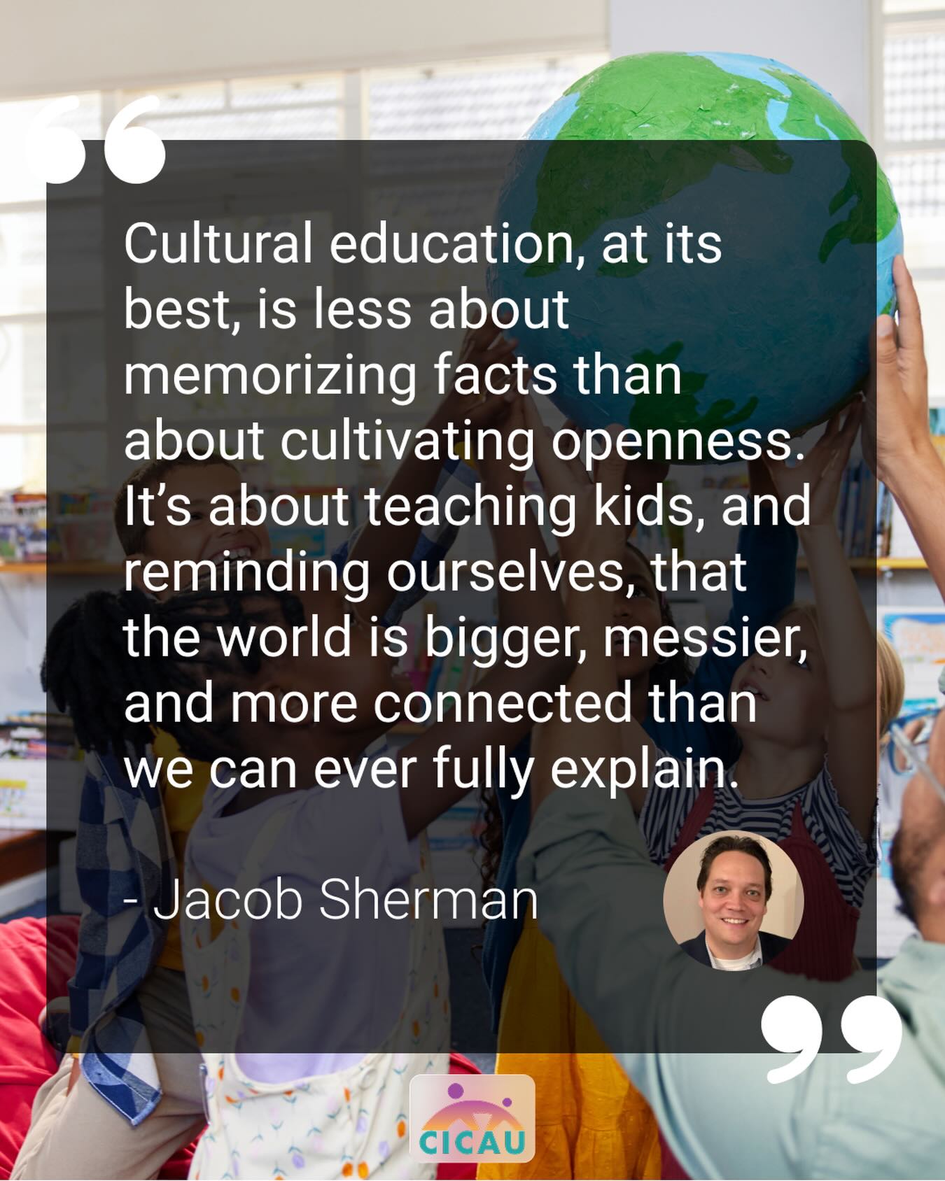 🫂 Cultural learning grows when kids learn to stay open, curious, and aware of the world beyond their own circles. Jacob Sherman’s words remind us that this kind of openness matters more than memorizing facts.
For a deeper look at why early cultural education makes such a difference, read “Open Doors, Open Minds: Why Cultural Education Can’t Start Too Early”: https://cicau.org/103125.html