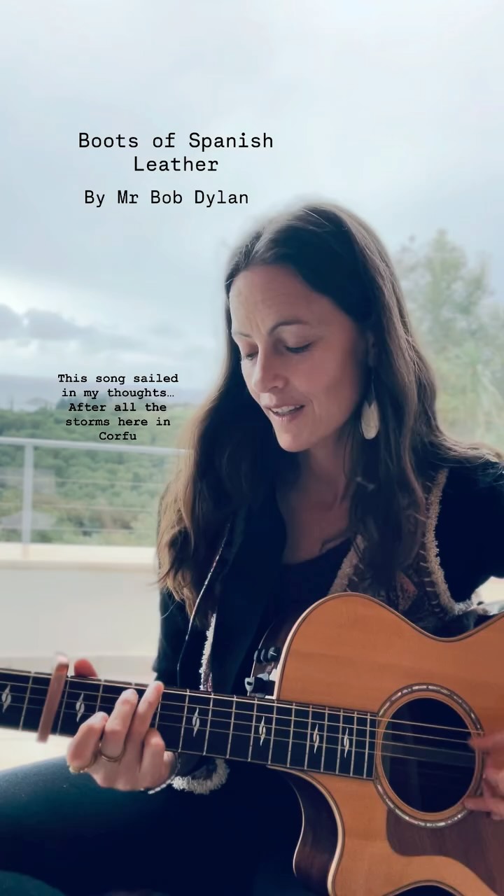 This song appeared in my head as storm after storm moved through this Greek Island in the last week..
As the sea roared its waves steadily to shore, it made me think of folk songs of lovers who sail away, out into the wild unknown oceans.. I love the good dose of vagabond in this song ☺️ ⛵️
Do you know any good ocean folk songs?
I’d love to learn some more 🌊
#bobdylanpoetry #singersongwriters #spanishbootsofspanishleather #corfustorms #greekislands❤️ #oceanfolk #winterstorms #loverssong #vagabondsong