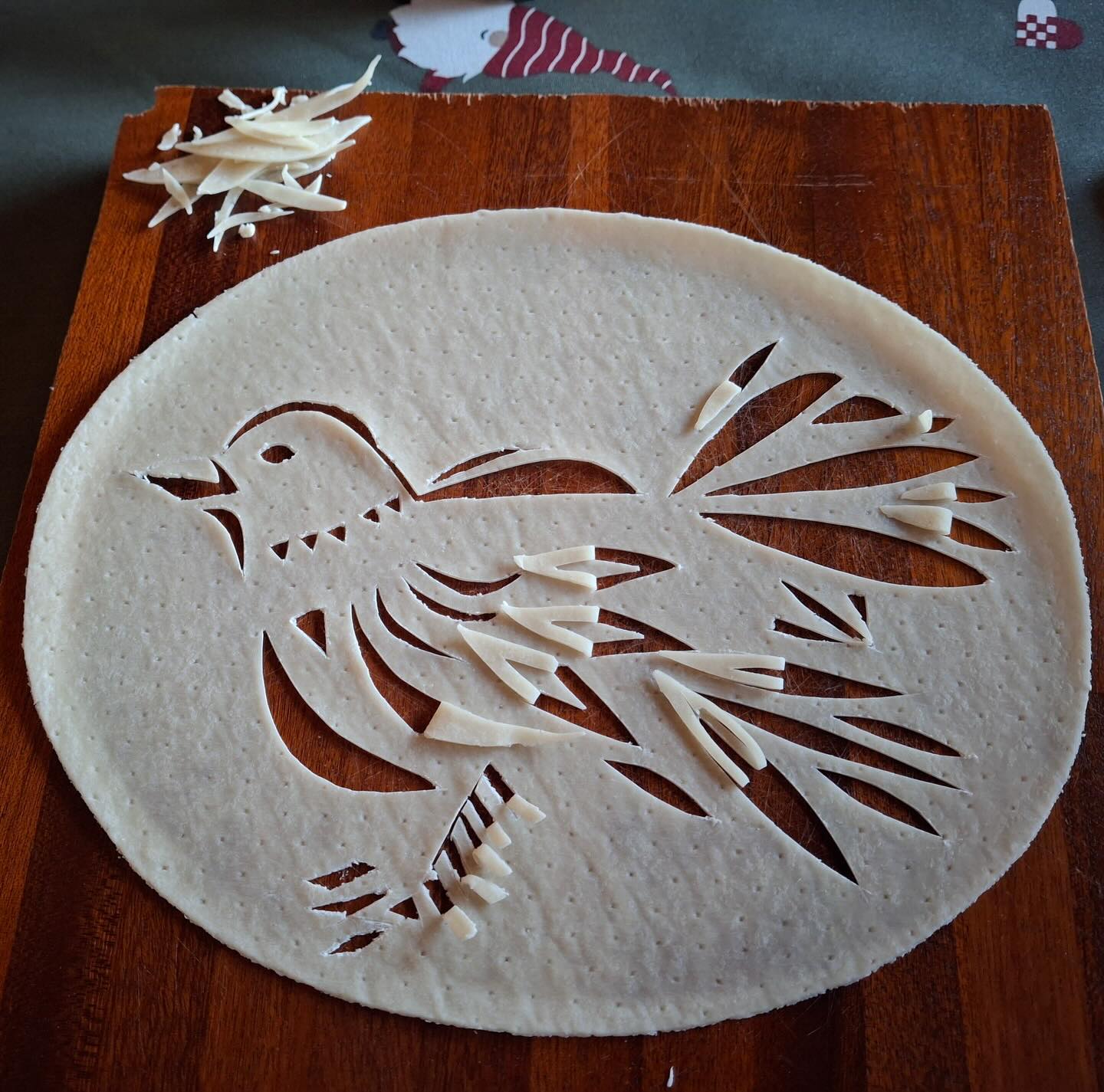 First time carving laufabrauð, some of them made it through the deep fryer better than others