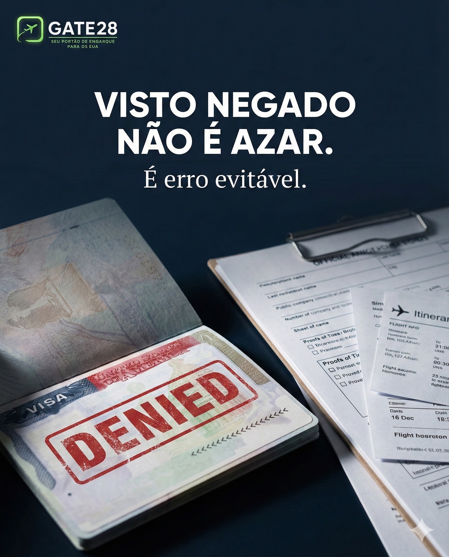 Todo dia alguém sai do consulado achando que deu “azar”.
Não deu.
Visto negado quase sempre vem de erro silencioso:
formulário mal preenchido, narrativa fraca, documentos que não conversam entre si.
O consulado não decide no achismo.
Ele decide em coerência, histórico e preparo.
Quando o processo é feito no automático, o risco é real.
Quando é feito com estratégia, o jogo muda.
Vai tirar visto e não quer virar estatística?
Chama no direct ou WhatsApp com “VISTO CERTO” e analisamos teu caso antes do erro acontecer.
#vistoeua
#vistonegadonao
#assessoriadevisto
#vistoamericano
#vistoturismo
#vistoeua2026