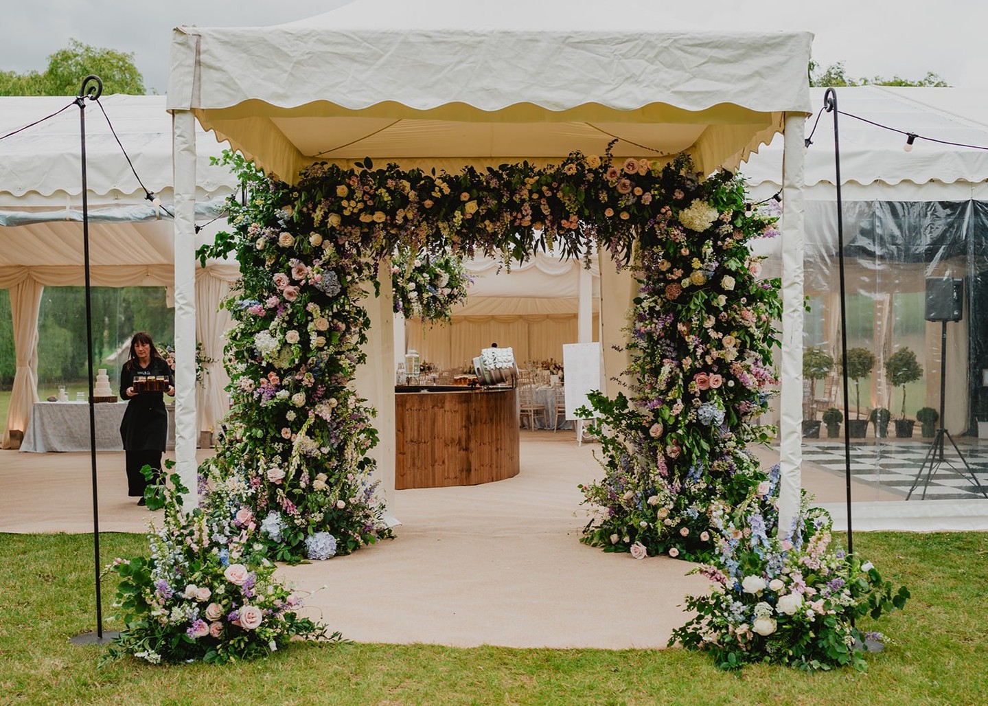 If the entrance looks this good, just imagine what’s inside... 🌸
This floral entrance was designed to impress from the very first step. Whether you want a showstopping welcome or a soft, romantic vibe, we’ll work with you and your suppliers to create a setting that’s personal and unforgettable.
We just can't wait for next year's wedding season...😍
#MarqueeEntrance #FloralArch #WeddingStyling #LuxuryWeddings #EventDesign