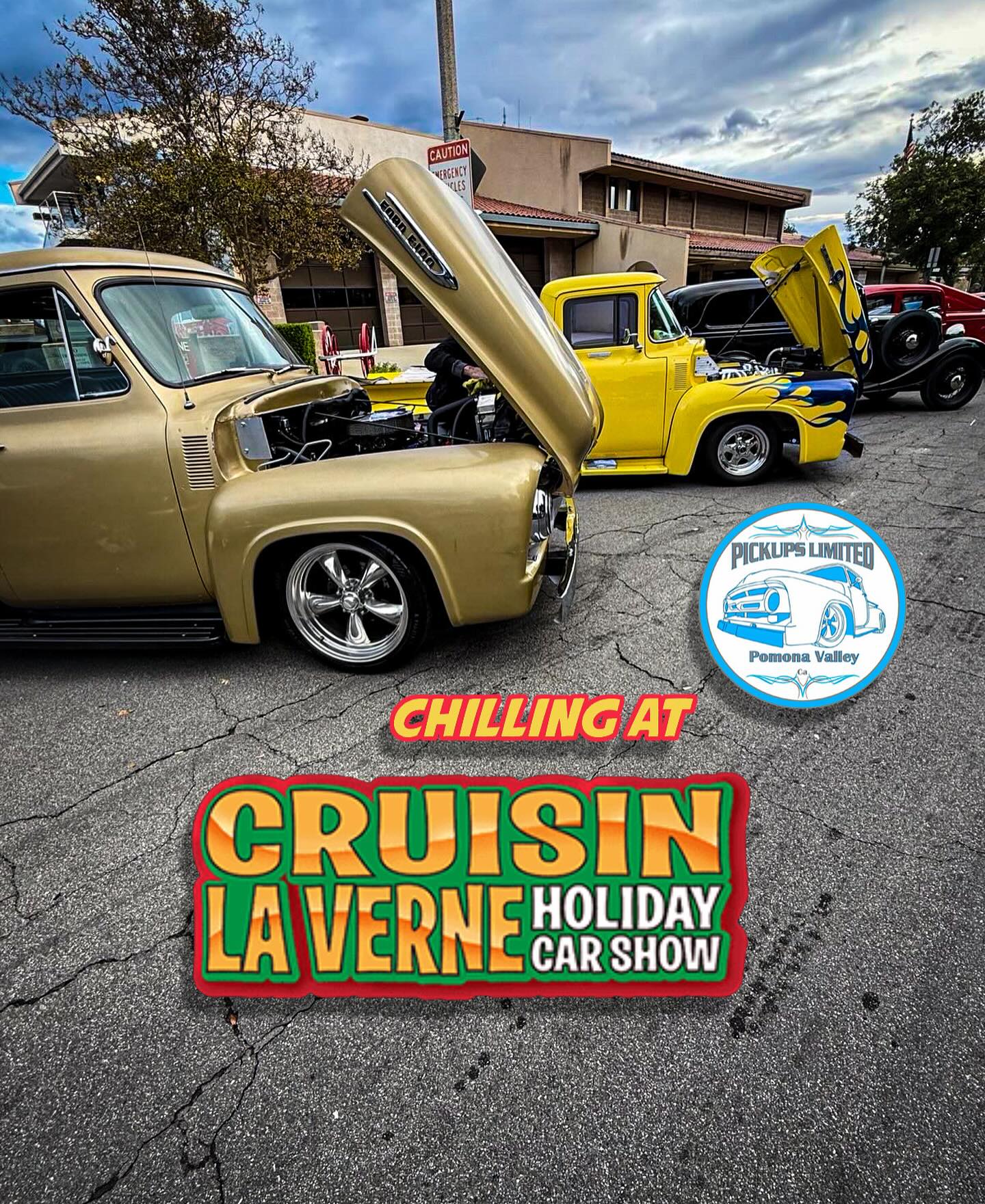 Sweet trucks and Holiday vibes!
@pickupslimitedpv representing at the Cruizin’ La Verne Holiday Car show!
#f100 #f100syndicate #f100mob #f100custom #fordf100 #fomoco
48-50: #bonusbuilt #bonusbuiltford
51-52: #f100sharknose
53-56 #fatfender #fatfenderford
57-60 #f100fridge
61-66 #slicksixties #f100slick
62-66 #wrongbed
67-72 #Bumpside #bumpsidenation #bumpsideford
73-79 #dentside #dentsideford #dentside7379 #dentsidenation
80-83 #bullnose #bullnoseford
@pickupslimitedpv @pickipslimited @pul.oc @pickupslimitedsd
@hotf100
