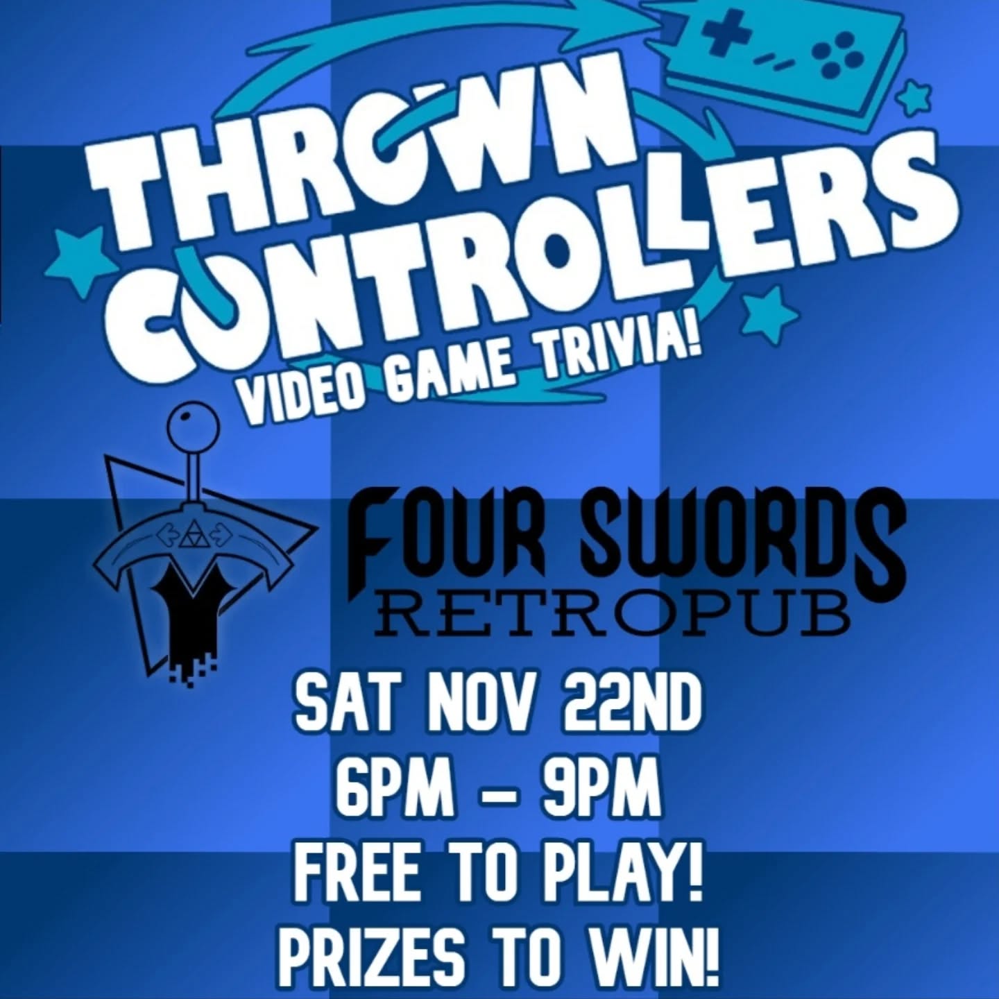 Who's ready for another round of Thrown Controllers Video Game Trivia hosted by our awesome friends Eli & James from @nerdsofmarquette on Saturday November 22nd 6-9pm! 🧠💡🎮
Free & all ages welcome! This event will take place just outside the new arcade space on the lower level of the Masonic Square Mall. Get ready for an epic night of trivia fun with a chance to win prizes! 🏆