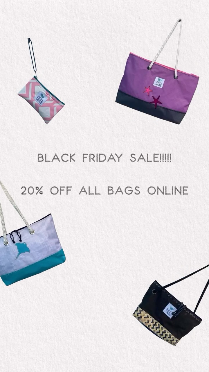 Mark your calendars for Friday 🗓️!!
20% off online orders this Friday! Shop on wsailbags.com or click the link in bio. Happy Black Friday shopping 🛍️