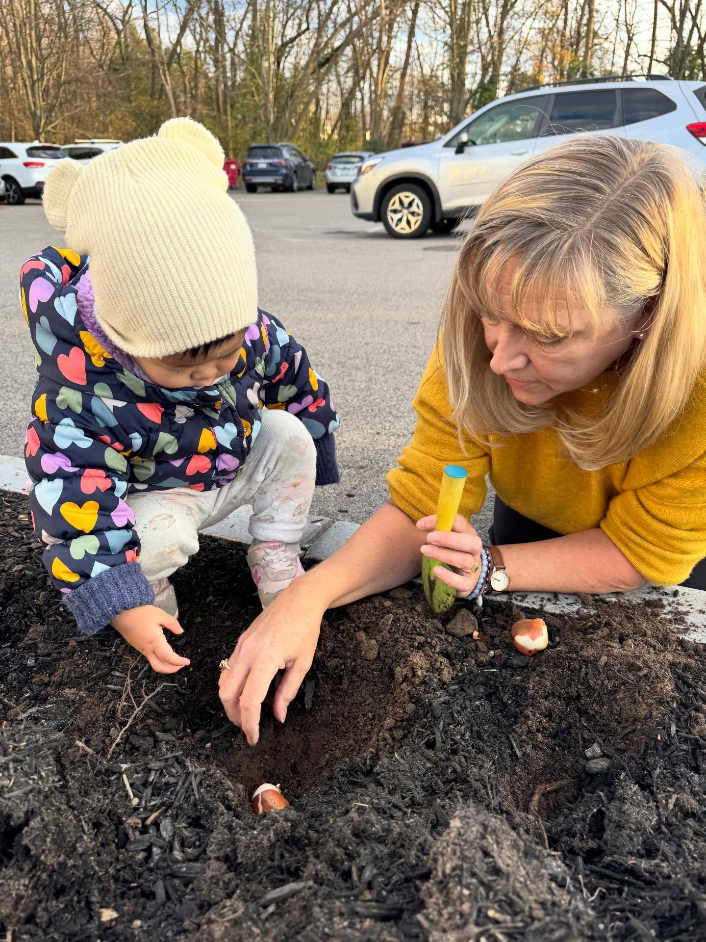 Tiny gardeners at work! 🌱
Room 1 Toddlers teamed up with Ms. Rebecca to plant tulip bulbs outside. We’re excited to see what grows when spring arrives.
#sunrisemontessorinatick #toddler #tulipbulbs #growth