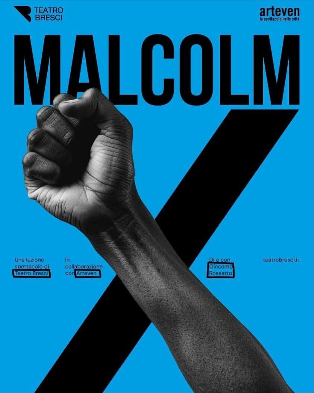 Continuano le repliche anche di MALCOLM X , la lezione spettacolo di e con @giacomo__rossetto !
Oggi doppia replica a Chioggia (Ve)
Scopri tutto il calendario su www.teatrobresci.it
#teatro #teatrobresci #malcolmx #giacomorossetto #lezionespettacolo @arteven_spettacolo @impegnati__teatrobresci