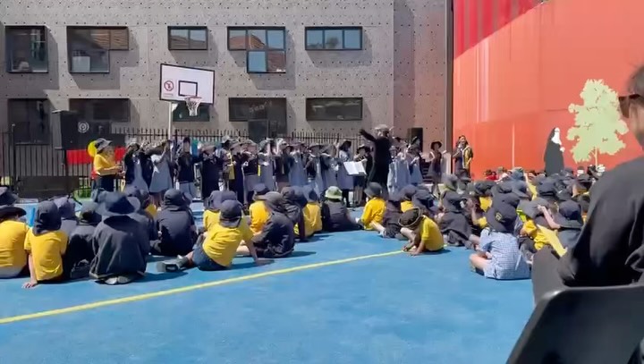 After some tireless hard work rehearsing, our St. Michael’s music students performed like rockstars at our Musical Showcase! Have a brief listen to our 5/6 rock band, Indigenous Band and our Choir! 🎶🎹🥁🎵🎸 Well done to our sensational Arts leaders who organised the whole thing! 👏👏👏👏👏👏👏