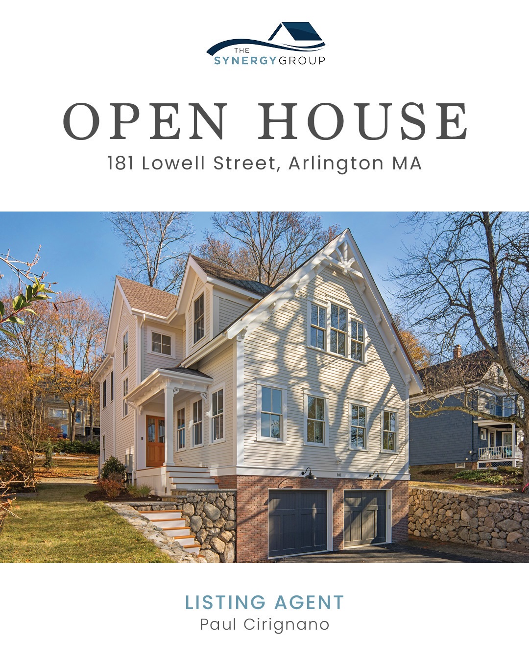 ✨OPEN HOUSE SATURDAY 12-1:30✨
🏠 181 Lowell Street, Arlington, MA
4-5 BEDS • 3 BATHS • 3,655 SQFT • $2,339,000
• Historically reproduced new construction masterpiece blends a timeless design with modern comfort and efficiency
• The main level showcases an open concept family room with electric fireplace and a gourmet kitchen with center island, leading to a formal dining room
• Optional first floor bedroom or study with an attached full bath provides added convenience along with formal living room with fireplace and dedicated home office
• Luxurious primary suite with large walk-in-closet and upscale bathroom with double vanity and soaking tub
• Attached 2 car garage with direct entry to mudroom and finished recreation room
• Located across from the Arlington Reservoir/Beach and endless local amenities
🚧 Built by Seaver Properties
OPEN HOUSE
Saturday, November 22, 12-1:30 PM
LISTING AGENT
👤 Paul Cirignano
📞 781.570.9007
✉️ Paul@TheSynergyREgroup.com
Link in bio for more info!
.
.
.
.
#newconstruction #singlefamily #homesforsale #arlington #arlingtonrealestate #luxuryhome #forsale