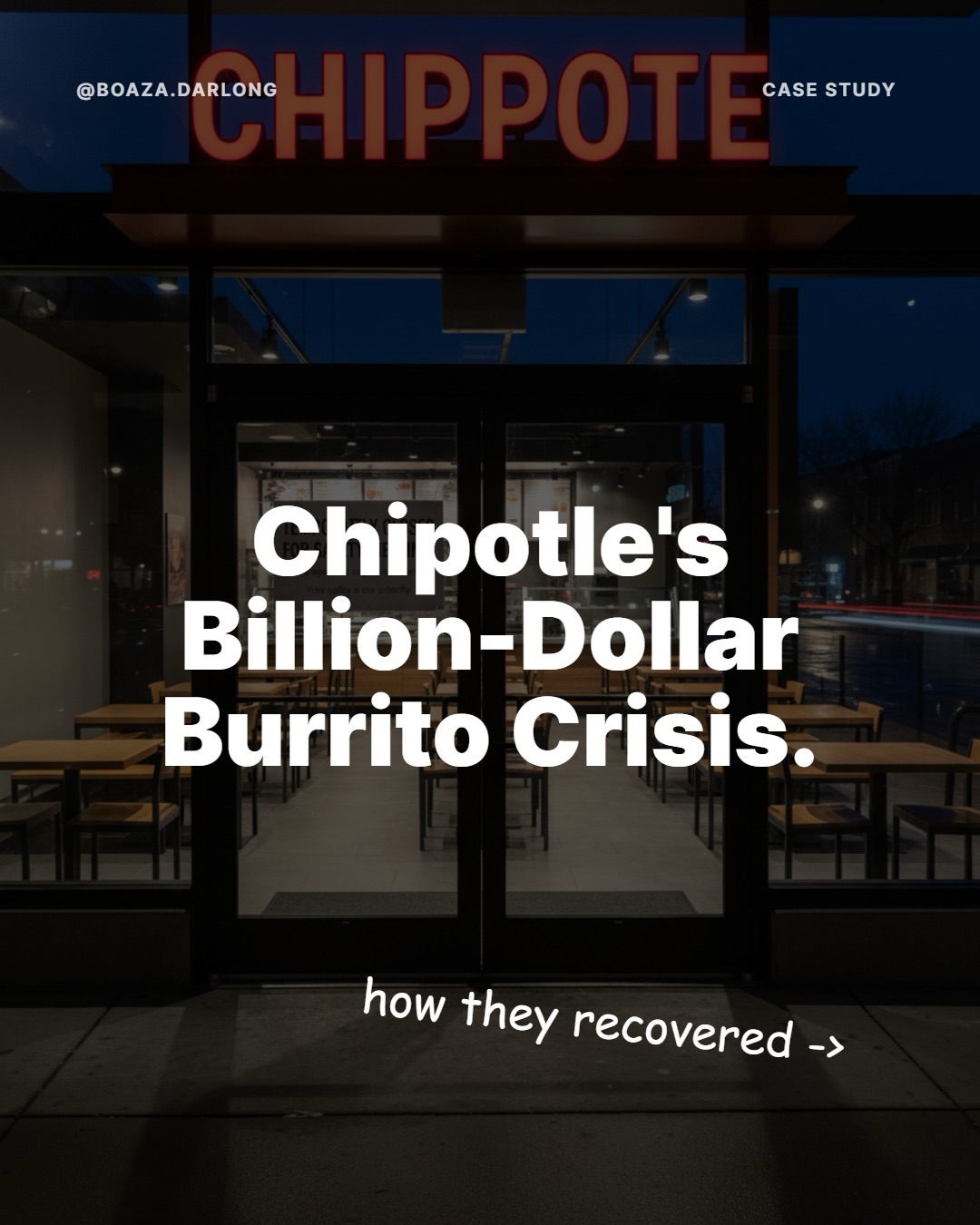Chipotle’s E. coli crisis could have been fatal. Instead, their playbook on radical transparency and decisive action became a masterclass in rebuilding brand trust.