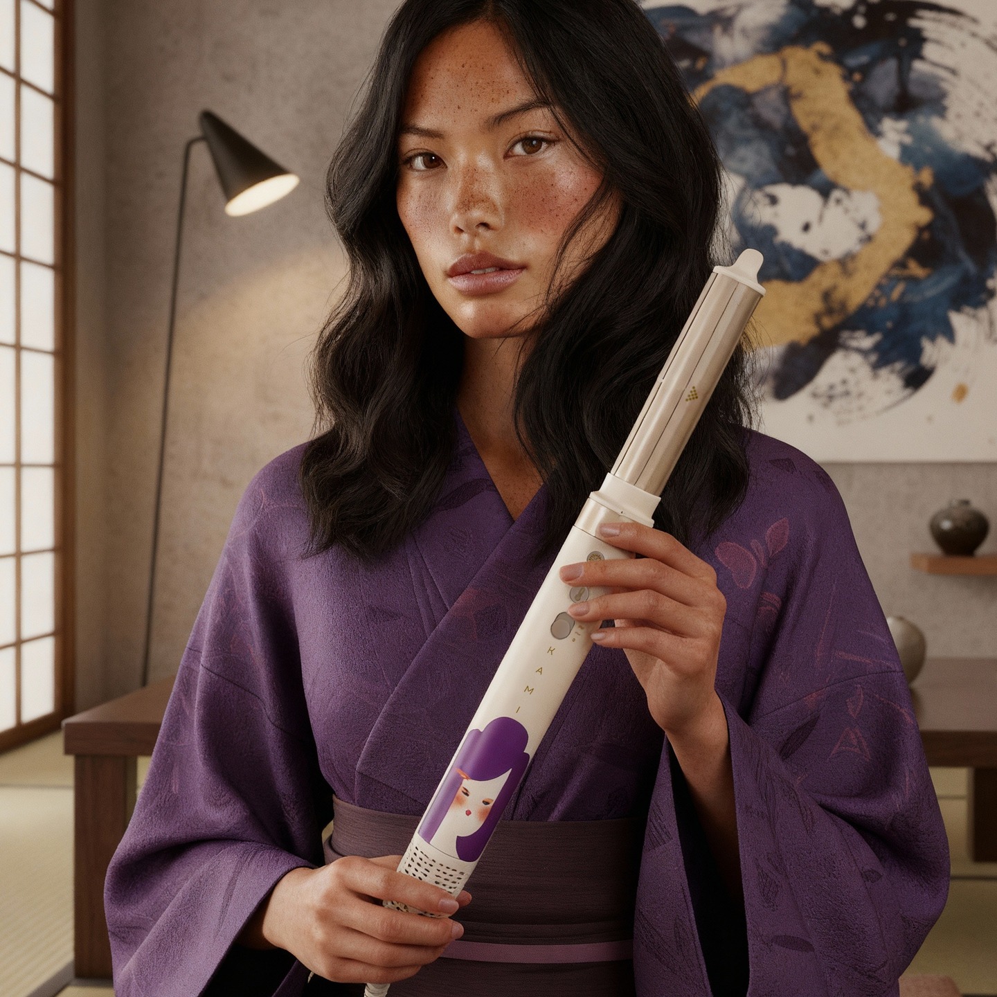 Say hello to Momoko where precision meets beauty.
Born as the "Peach Child" of Edo's vibrant Kabuki scene, Momoko (桃子) possessed a mesmerizing grace that captivated audiences, yet it was her innovative mastery of hairstyling—effortlessly crafting looks inspired by the changing seasons—that made her the ultimate symbol of versatility and artistic elegance.
Inspired by Momoko’s ability to shift her look with such flawless ease, the Kami Multi-Styler is designed to empower your own seamless transformations. Embrace her spirit: express every mood, every whim, and every facet of your personality.
Your daily masterpiece awaits.
#KamiMultiStyler #HairStyler #NewHairTool #VersatileStyling #PrecisionBeauty #KamiHair#BeautyTools #MustHave #HairCare #JapaneseCulture