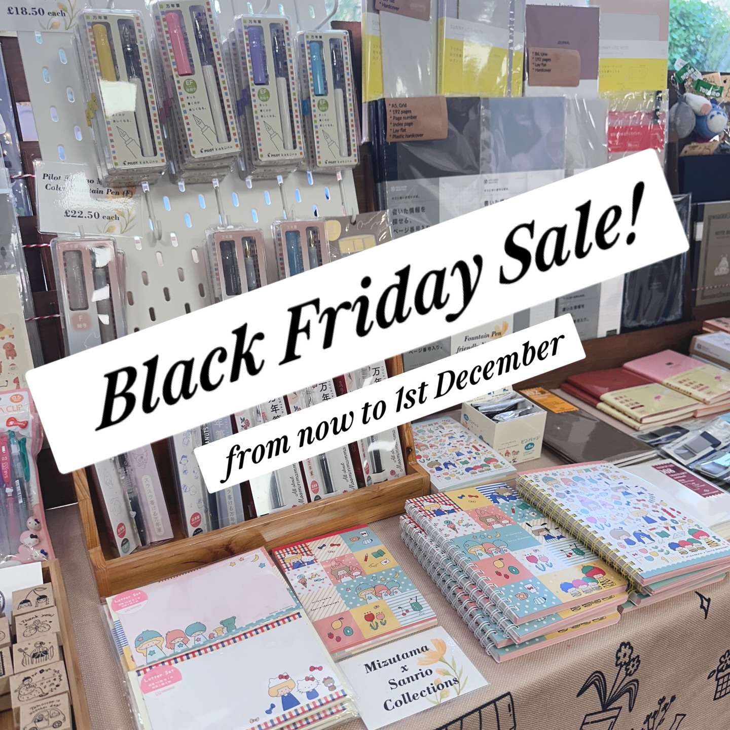 🛍️ 𝐁𝐥𝐚𝐜𝐤 𝐅𝐫𝐢𝐝𝐚𝐲 𝐒𝐚𝐥𝐞 𝐖𝐞𝐞𝐤 (𝐭𝐢𝐥 𝟏𝐬𝐭 𝐃𝐞𝐜)
𝗼𝗻𝗲𝗺𝗶𝗻𝗶𝘀𝘁𝗼𝗿𝗲 would love to invite you to join our very first 𝐁𝐥𝐚𝐜𝐤 𝐅𝐫𝐢𝐝𝐚𝐲 𝐒𝐚𝐥𝐞 𝐰𝐞𝐞𝐤!🥳
Throughout the week from now to 1st December, you can enjoy special discounts on selected items online. The classic and much loved Kakuno fountain pens, along with beautiful Japan made notebooks by Daigo, Sunny Log and Tomoe River, are all included. There are many more fun and cute stationery items on sale at the same time. We hope you find something you truly love.
Our store will be on a winter break from 8 December to 28 December, so now is the perfect time to prepare Christmas gifts for your loved ones. We hope these small discounts will inspire you to begin your journaling journey with the perfect tools.😊
If you would like us to send your parcel at a later date but before 7 December, please leave us a message and we will do our best to accommodate your request.
Thank you for shopping with us and support small business 🤗
#oneministore #stationeryshopinuk #mobilestationeryshop #onlinestore #stationery #japan #taiwan #blackfridaysale #cybermondaysale #文具 #文房具 #文具控