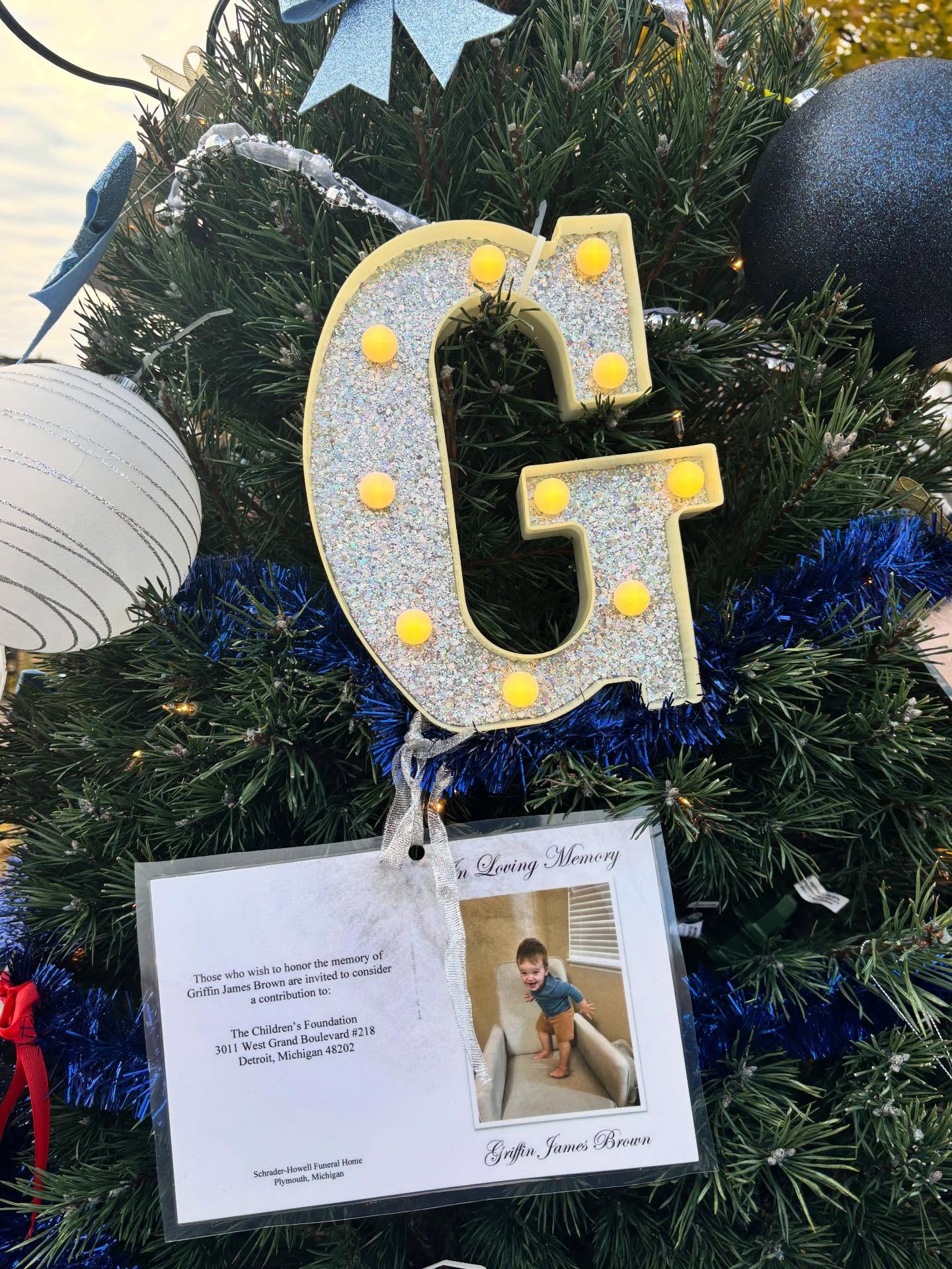If you are in downtown Plymouth check out the Walk of Trees and keep a look out for the Griffin James Memorial Tree! #plymouthchamberofcommerce #downtownplymouth #griffinjamesfoundation
