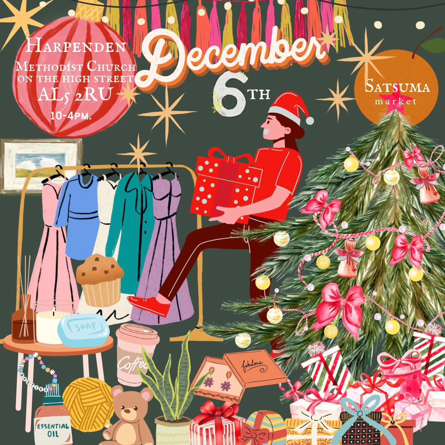 I will be here this Saturday 💜 🎄
@satsumamarket