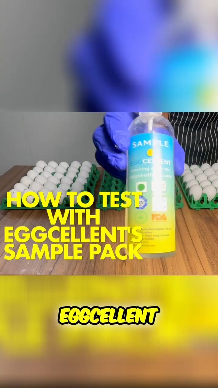 How farms can test the Eggcellent sample pack.
Coat one set from the same batch, leave the other uncoated, and store them under your usual conditions.
Compare spoilage, shell strength, and freshness as days pass.
This simple test shows exactly how much quality Eggcellent can preserve.
#Eggcellent #EggCoating #EggFarms #ReduceSpoilage #ShelfLife