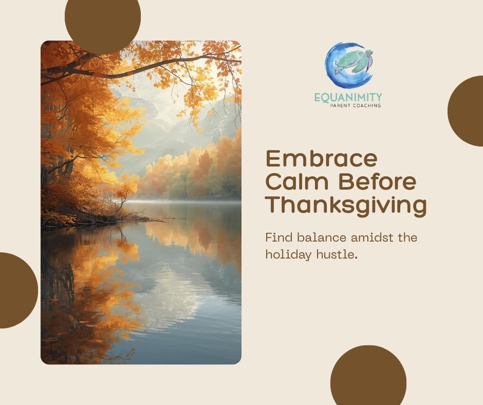 Holidays can be loud. Your nervous system doesn’t have to be.
Today’s plan: slow breath, simple boundary, soft heart.
You lead calm; your family follows.
#CalmParent #EquanimityParentCoaching #FamilyRecovery #HolidayBoundaries #NervousSystemRegulation