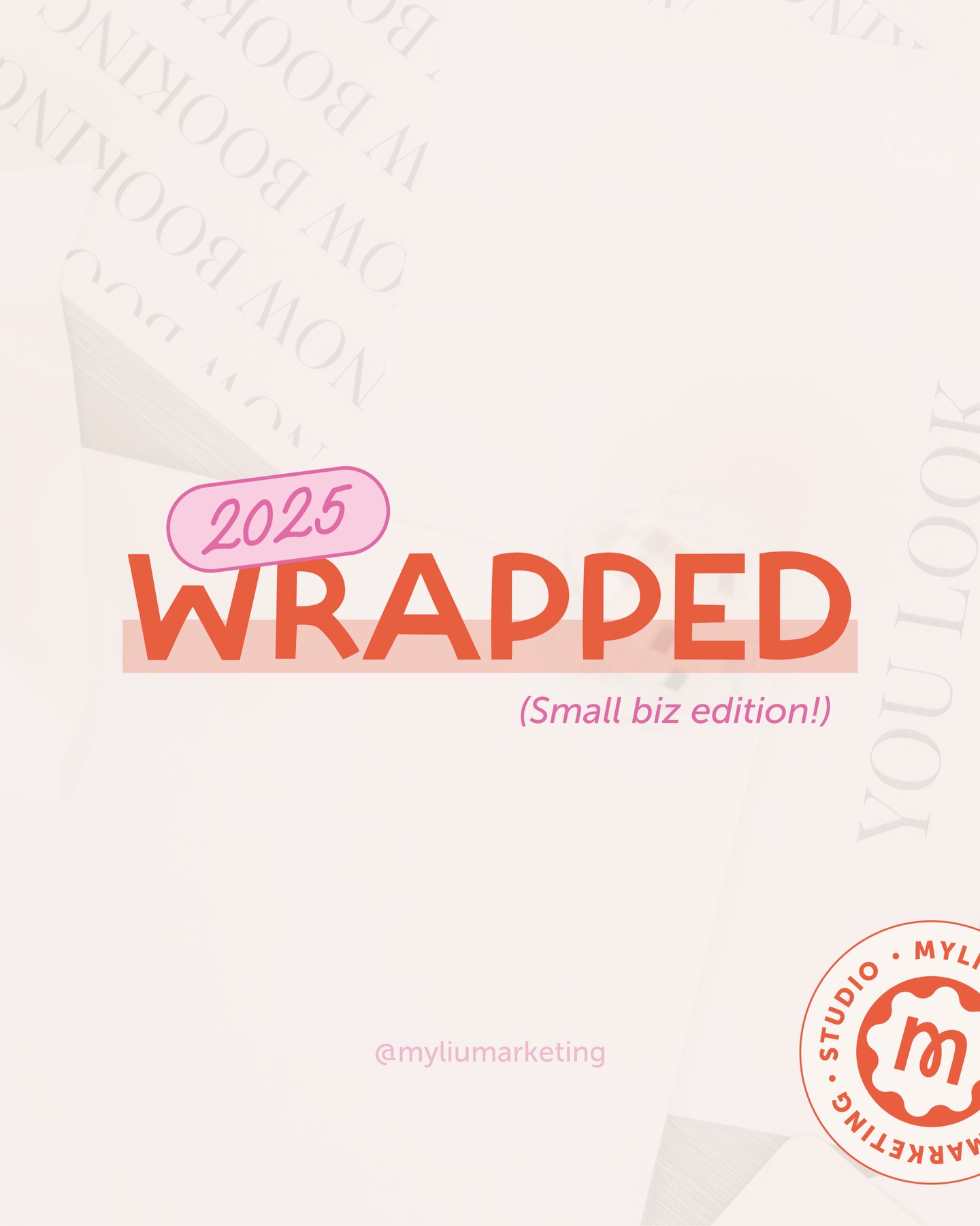 2025 was a whirlwind of motherhood, marketing, late-night design sprints, and soooo many clients who became family. 🥹
We changed diapers, launched websites, drank spicy margs, built brands, hit our revenue goal, filed a trademark, and added the cutest social media director you’ve ever seen (hi, Trystin). 🥰🩷
Thank you for riding with us, supporting our small but mighty studio, and letting us bring your ideas to life. Buckle up 2026, we’re coming in hot 🥰
#myliumarketing #womeninbusiness #smallbusinessowner
