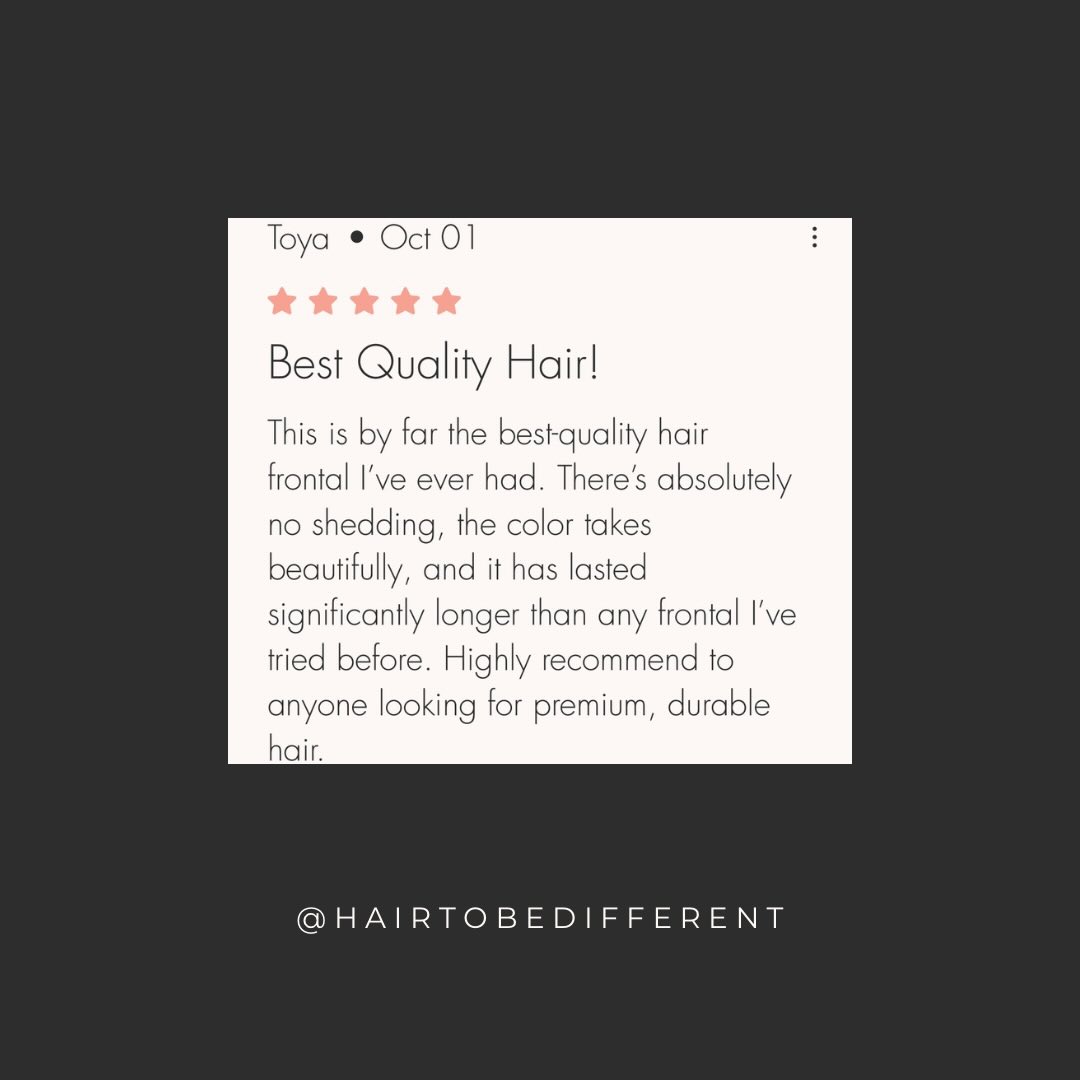 It’s the reviews for me! Thank you to alll my customers & clients! OG’s & the new! Thankful for every referral & to the ppl who mention my business & my name when I’m not around🥹🫶🏾🙏🏾
I’m forever grateful & appreciative! The biggest way I can thank you is to by gifting you a bundle for free! Yes, free! Click the #linkinkbio to get the details for @hairtobedifferent Black Friday Hair sale 💁🏾♀️🖤
#blendyourweavebeforeyoutalktomecrazy
#htbdhair #htbdhoney #sewinwithleaveout #traditionalinstall #virginhair #thankyoutomycustomers #buyblackonblackfriday #gratitude
