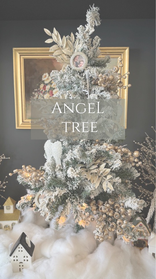 I created an Angel Tree, layered with photos and ornaments from loved ones we’re missing a little extra during the holidays.
There’s something beautiful about blending tradition, design, and legacy.
Every ornament tells a story… and together they create a tree that feels both nostalgic and full of love. #christmas #christmastree #nostalgic #christmasdecorations #christmasornaments