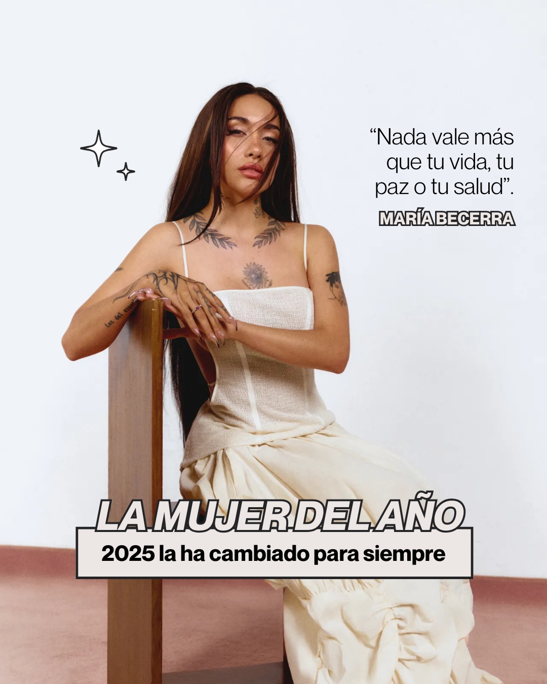 María Becerra cierra el año más desafiante de su vida con un mensaje que trasciende la música: escuchar al cuerpo, respetar los tiempos y no sacrificar la salud mental por ningún sueño. En su resurgir, ‘Quimera’ no es solo un disco; es el resultado de un proceso de reconstrucción, de crear desde otras pieles cuando la suya ya no podía más.
Hoy, la revista Glamour la reconoce como Mujer del Año (WOTY) y ella nos recuerda algo esencial: ningún logro vale más que la paz.
Fuente y fotografía: Glamour España