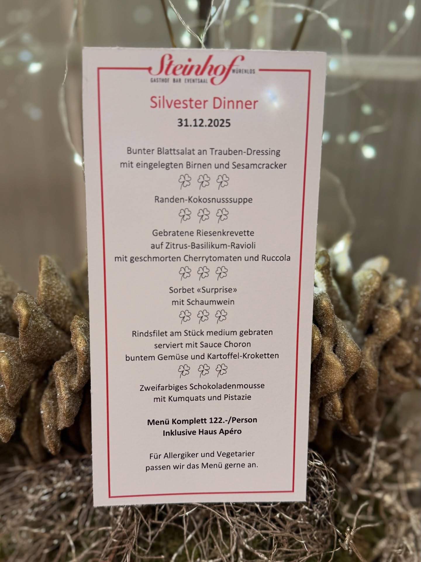 Feiert mit uns ins neue Jahr🥂