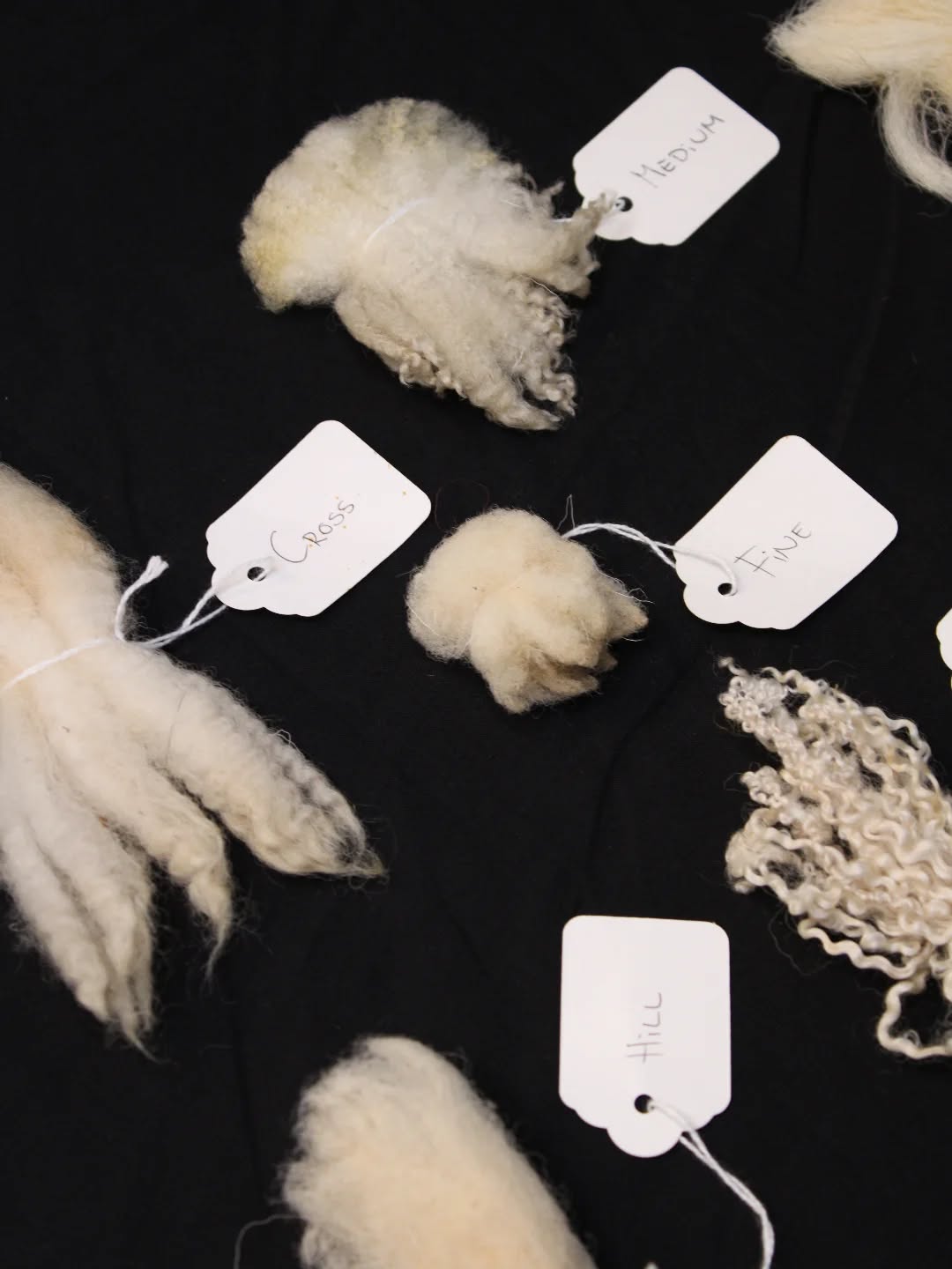 British wool types 🐑
The British Wool grading system categorises wool based upon both its style and characteristics. The style of wool is determined by its staple length, crimp, fineness, handle and lustre.
There are six main styles of British wool: fine, medium, cross, lustre, hill and mountain.