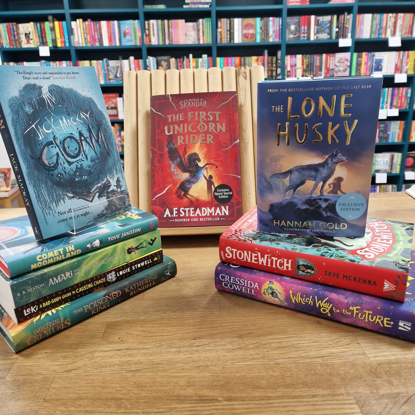 We present to you, books that create whole new worlds to dive into and feed their imagination.
Our top picks of fiction for the young bookworms in your life.
- Gloam by Jack Mackay
- Comet in Moominland by Tove Jansson
- Amari and the Despicable Wonders by B.B. Aston
- Loki: A Bad God’s Guide to Causing Chaos by Louie Stowell
- The Poisoned King by Katherine Rundell
- The First Unicorn Rider by A.F. Steadman
- The Lone Husky by Hannah Gold
- Stonewitch by Skye McKenna
#childrensbooks #booksforkids #bookrecs #bookrecommendations #bookshop #bristolbookshop #shoplocal #giftguide #giftideas #giftbooks #bookstagram #bristolbookshop #bristolbookstagrammers #bristolbookstagram #bs5