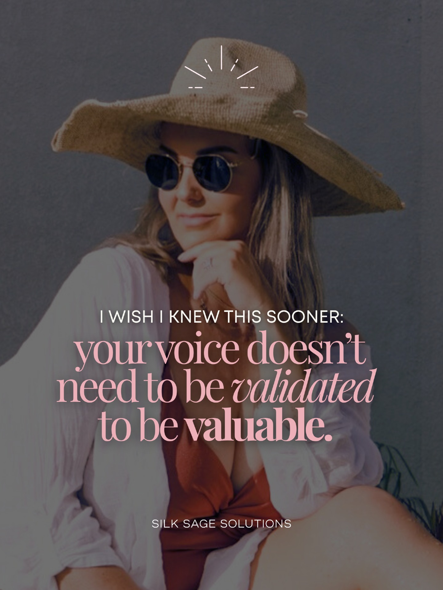 If I could go back and whisper something to baby-business-me…
I’d say:
Your voice is powerful - even when it’s shaking.
You don’t need a 12-step caption framework.
You just need truth, resonance, and a bit of guts.
Stop asking, “Will they get it?”
Start asking, “Does this sound like me?”
The day I stopped explaining?
Everything expanded.
👉🏼 Follow @silksagesolutions if your content needs more conversion and less cortisol.
#vulnerablemarketing #spiritualvoice #authenticvisibility #energeticbranding #soulledbusiness
