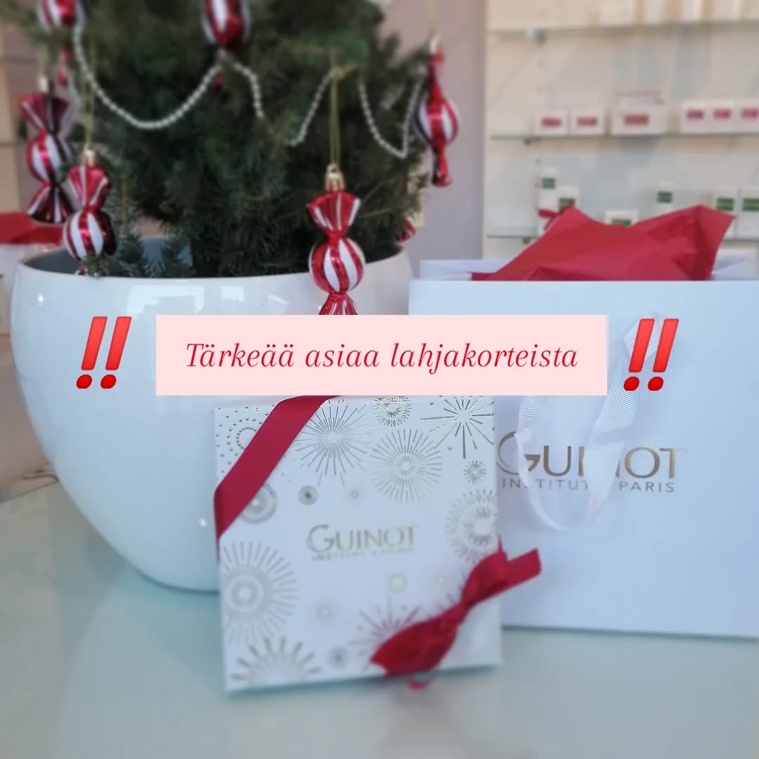 Arvoisa asiakas! Onko sinulla vielä viime vuoden jouluna saatu lahjakortti käyttämättä?
Tarkistathan lahjakorttisi eräpäivän ja käytäthän sen ystävällisesti sitä ennen❤️
Uuden järjestelmämme myötä lahjakortit mitätöityvät automaattisesti eräpäivän jälkeen, mutta tiedot säilyvät meillä vielä vuoden loppuun! Eli, jos huomaat nyt korttisi menneen vanhaksi niin ei hätää vielä ehdit ennen vuoden vaihdetta käyttää lahjasi😊
Lahjakortti on arvokas lahja ja sen voi käyttää hoitolamme laadukkaisiin palveluihin tai tuotteisiin❤️
Aikaa voi varata nettiajanvarauksesta > www.kauneushoitolakleopatra.fi
Tai soittamalla
> puh. 050 552 7444
#kauneushoitolakleopatra #joensuu