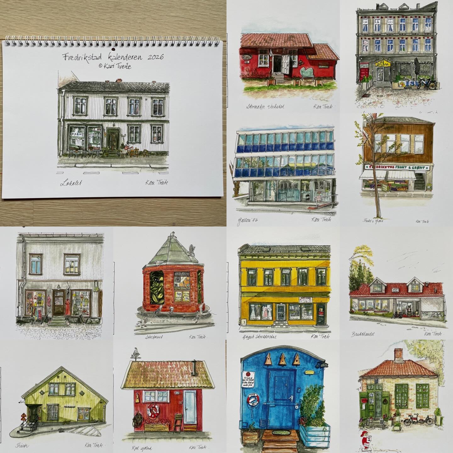 Fredrikstad kalenderen for 2026.
Jeg kommer til «Jul i Gamlebyen» med den denne helg;13.&14 desember. Begrenset opplegg. Få igjen.