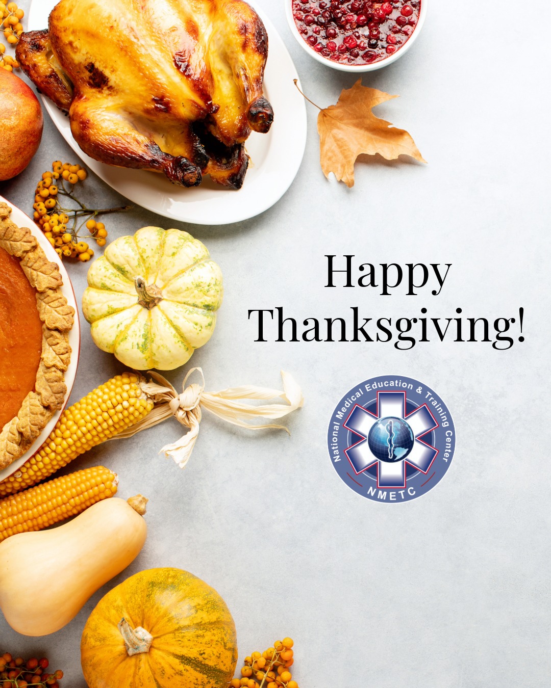 Happy Thanksgiving to our staff and students!
#NMETC #Thanksgiving