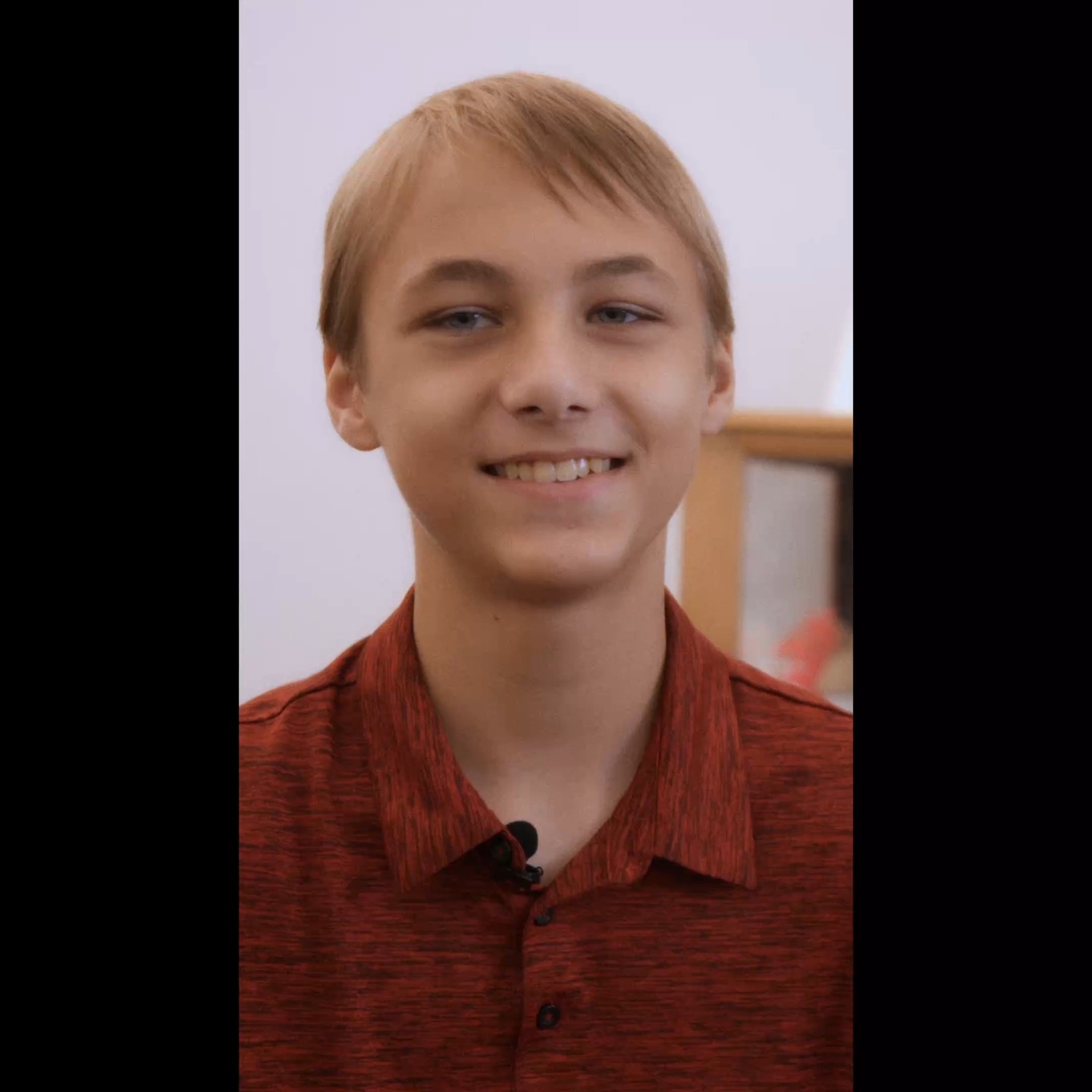 One of our young volunteers.