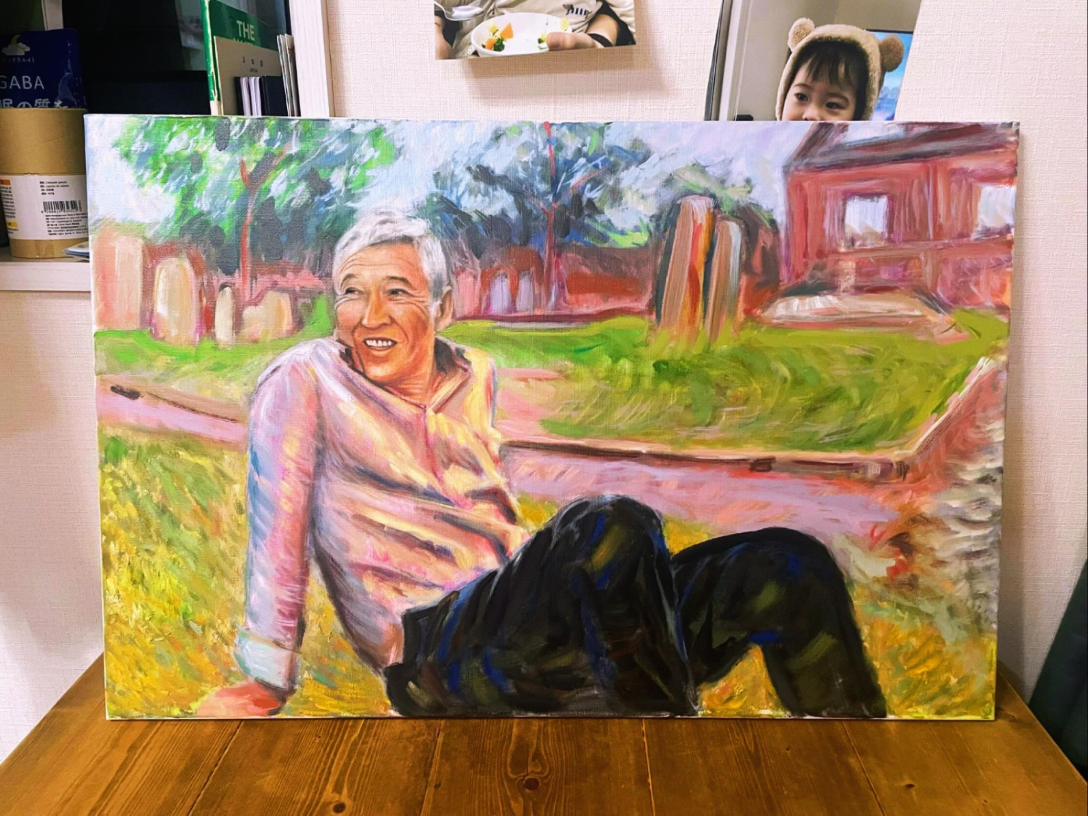 My uncle Minoru Matsuura. He passed a few years ago, but painting this brought him right back into the room with me.
Miss you, Minoru. 💛