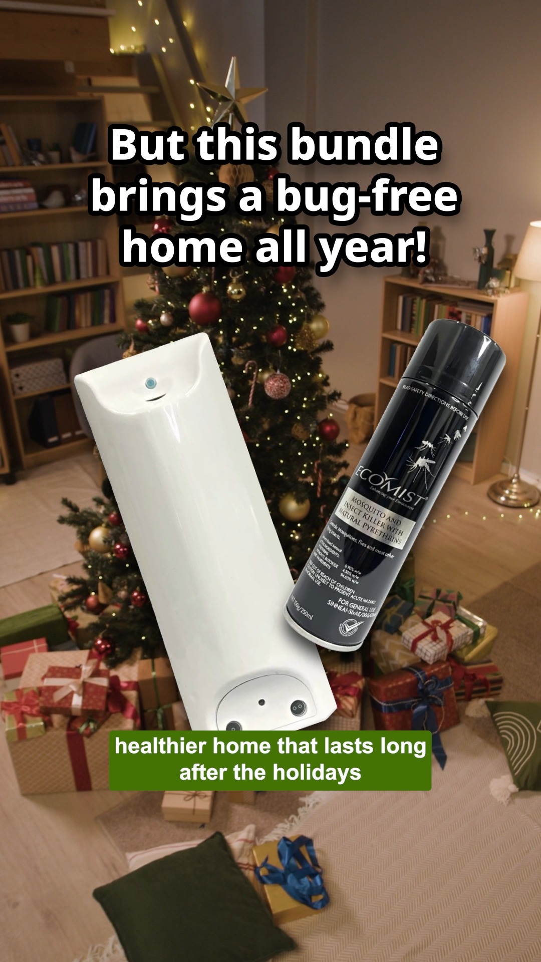 If you're seeing this video, you're in for a treat! Our special Eco-Py Bundle is available till 6 Jan at our online Christmas store. Gift it to a loved one or to yourself for a bug-free, happy festive season. Merry Christmas from us to you! Visit celebrationsatols.com to shop today.