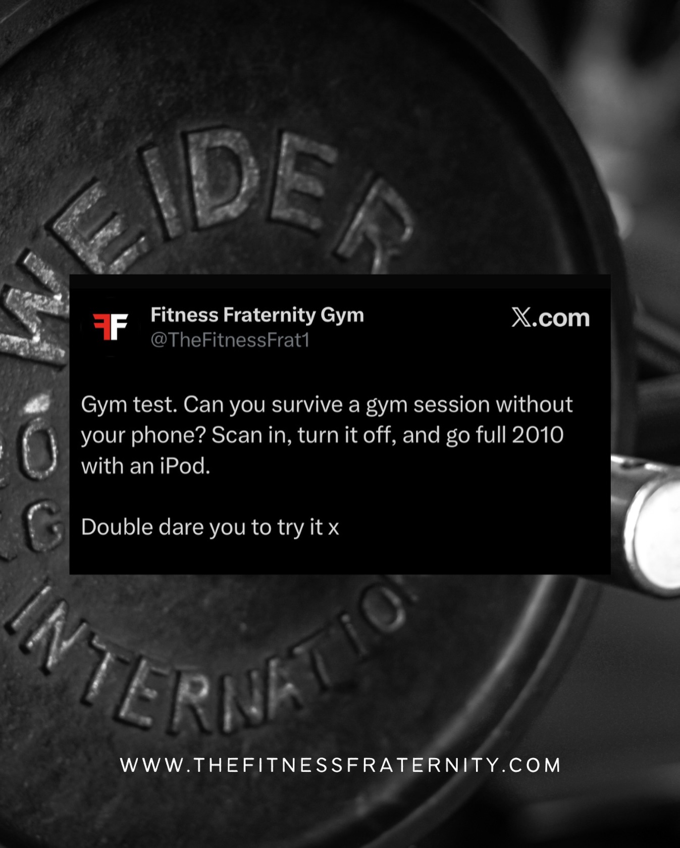 Phones 📱. We all need them (the irony - even to get into the gym 🤣🤯🙈) BUT, training. If you don’t need it, try turning it off?
Let’s up the intensity on the gym floor. Collective effort inspires everyone to be better, to work harder, to get results faster 💪💪.
A room full of people with headphones on, scrolling, ain’t getting anyone inspired 😍.
Winter. It’s dark and cold 🥶. We need inspiration more than ever rn.
Help the cause. Less scrolling, more lifting and laughing.